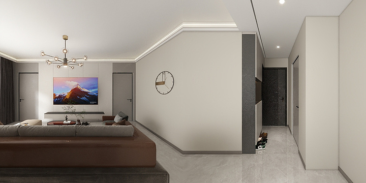 孤清风-当代华庭-装修设计方案