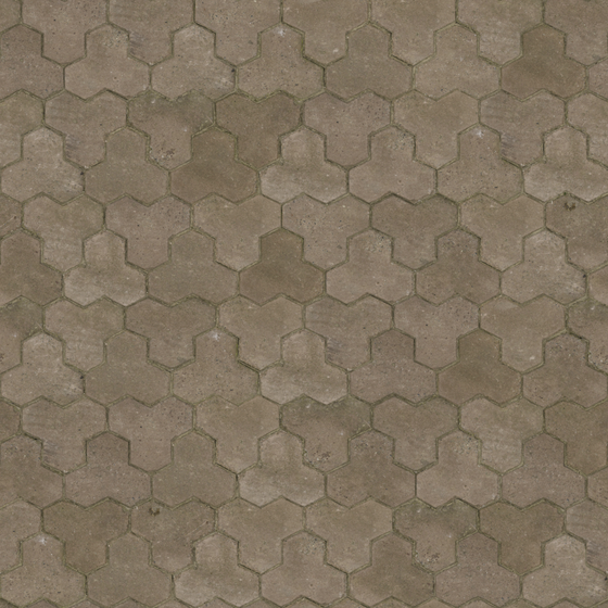 Soft Material Floor Tile 063 3D Model
