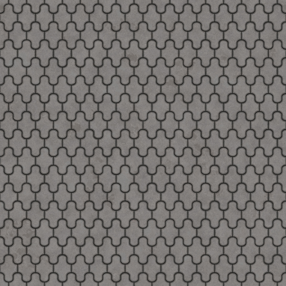 Floor Tile -059 3D Model in Gray