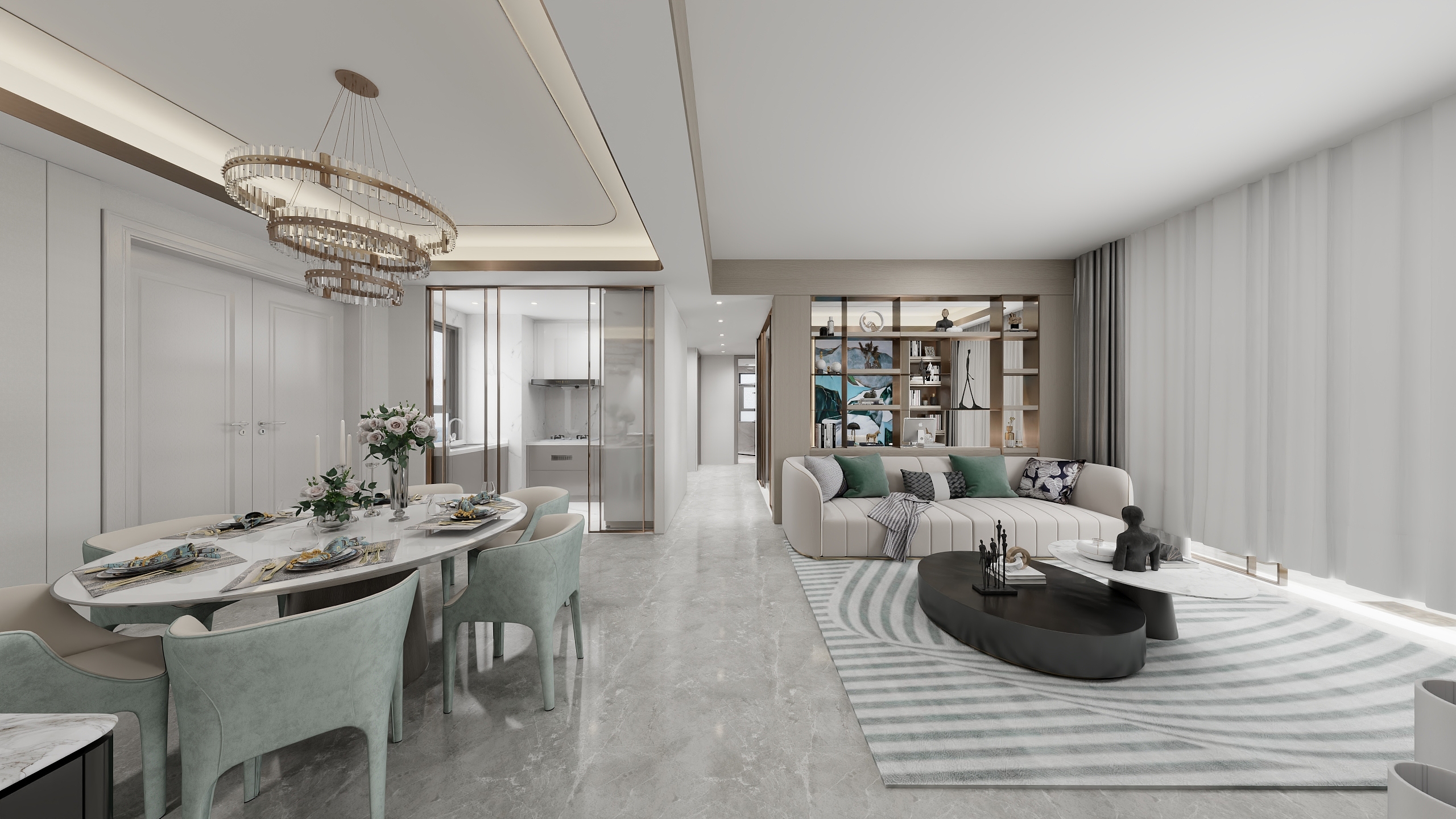 栖居设计-轻奢220m²-装修设计方案