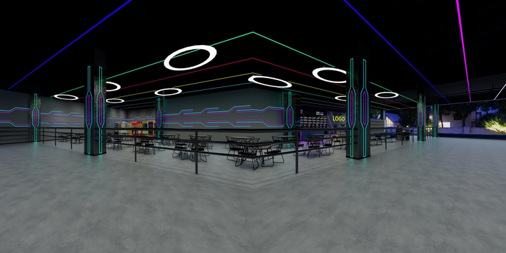 空间设计--洪浩-轮滑俱乐部-装修设计方案