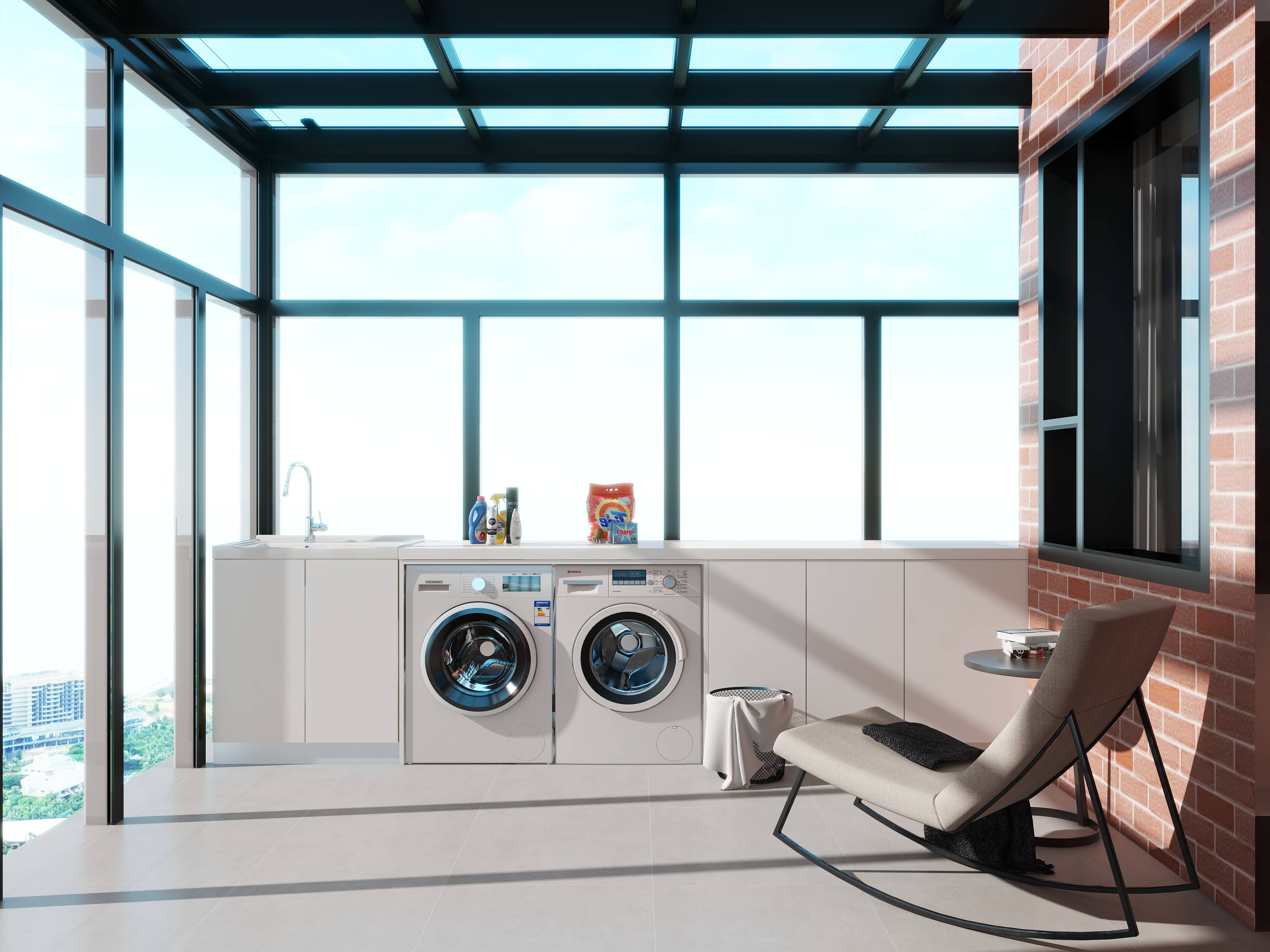 书涵|Harder-【半椋】62m²现代风格2室装修效果图