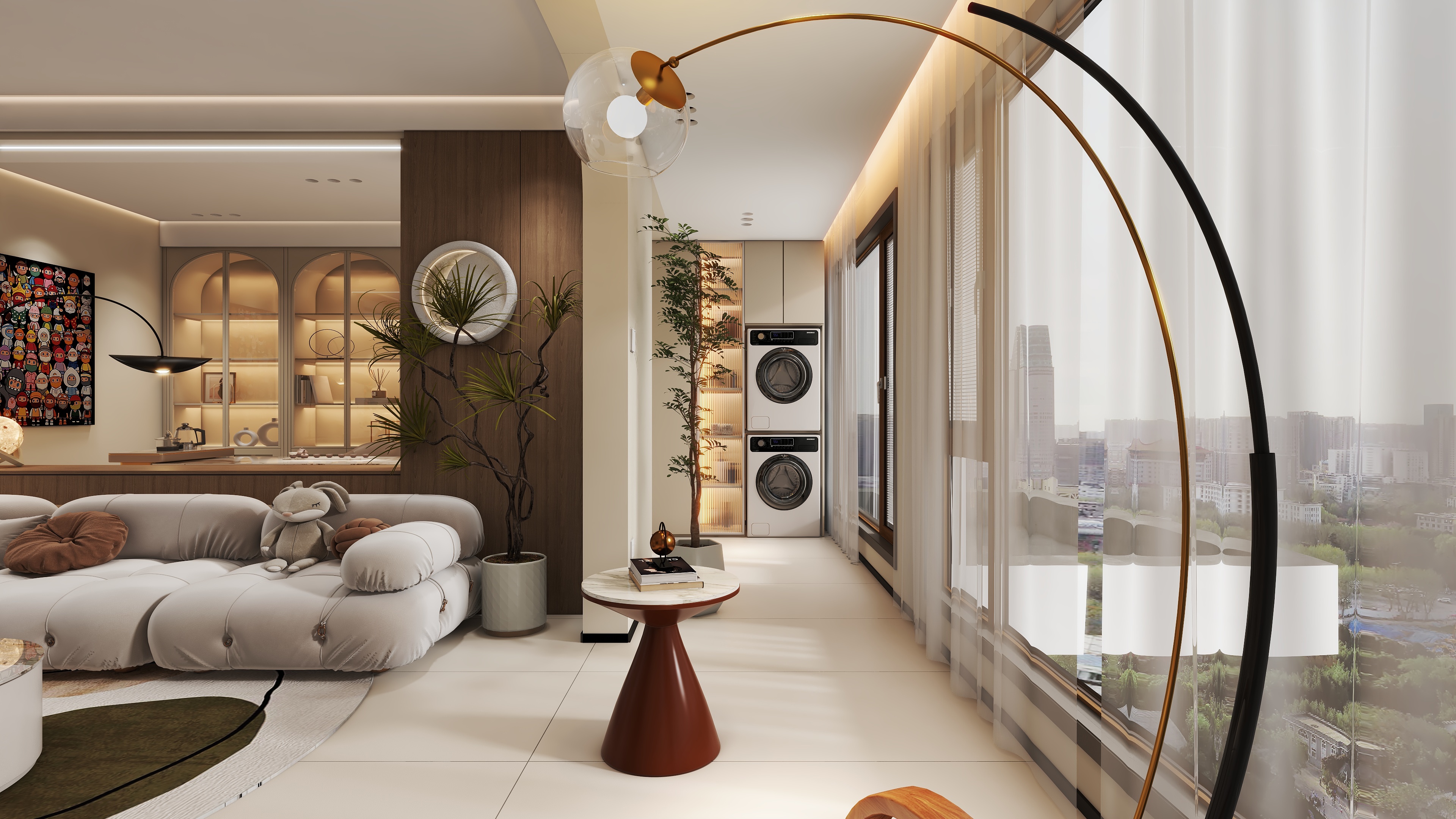 鹿先森空间美学设计-120㎡4室-装修设计方案