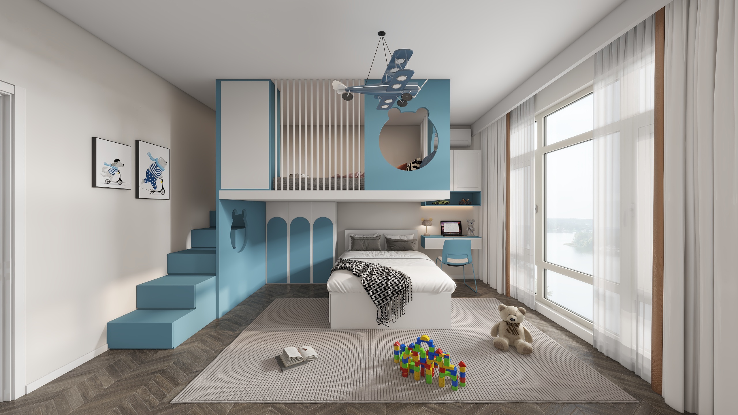 创图设计-高底床-装修设计方案