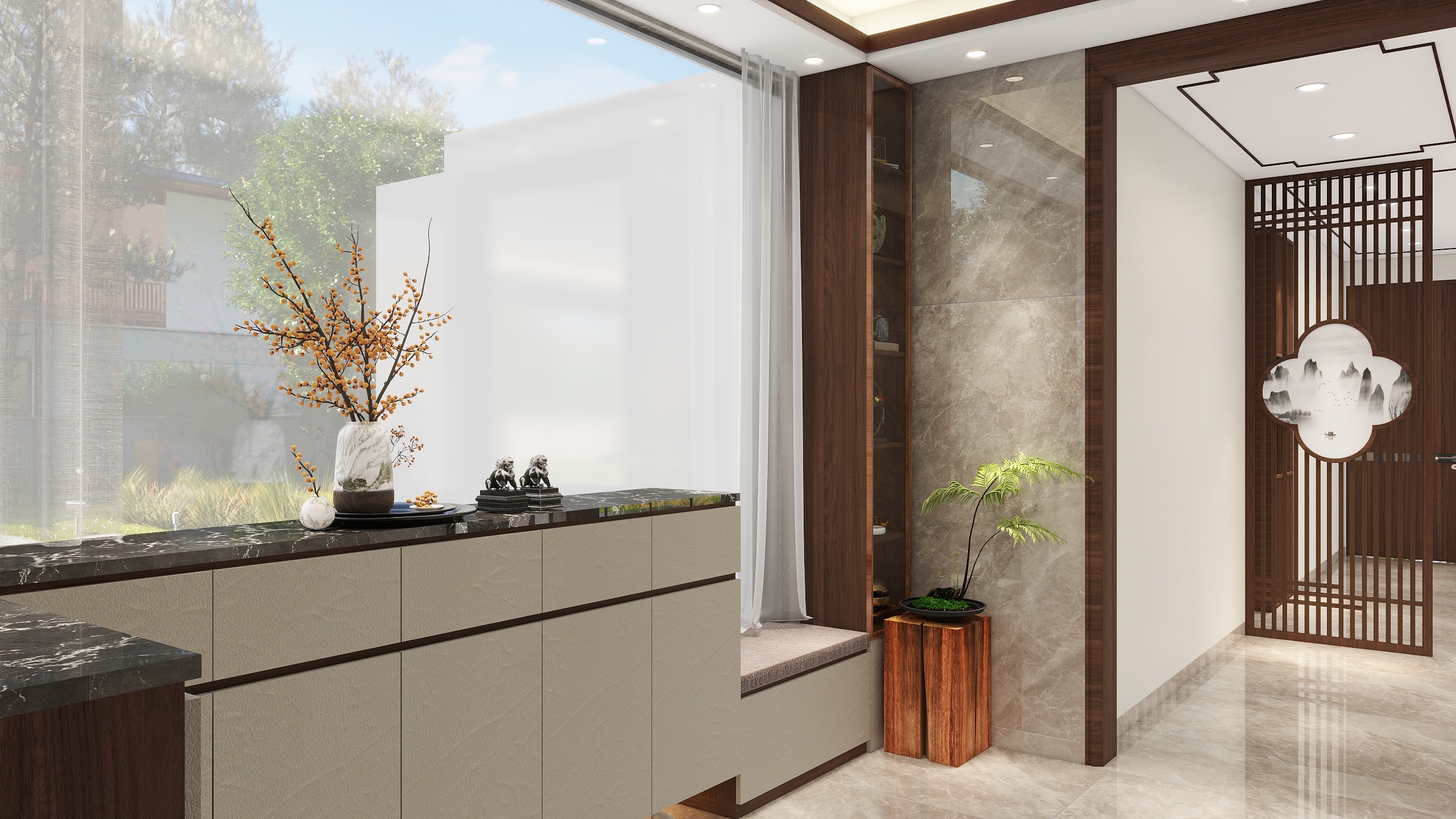 颜舍建筑设计-金山湖花园306栋1-1304-装修设计方案