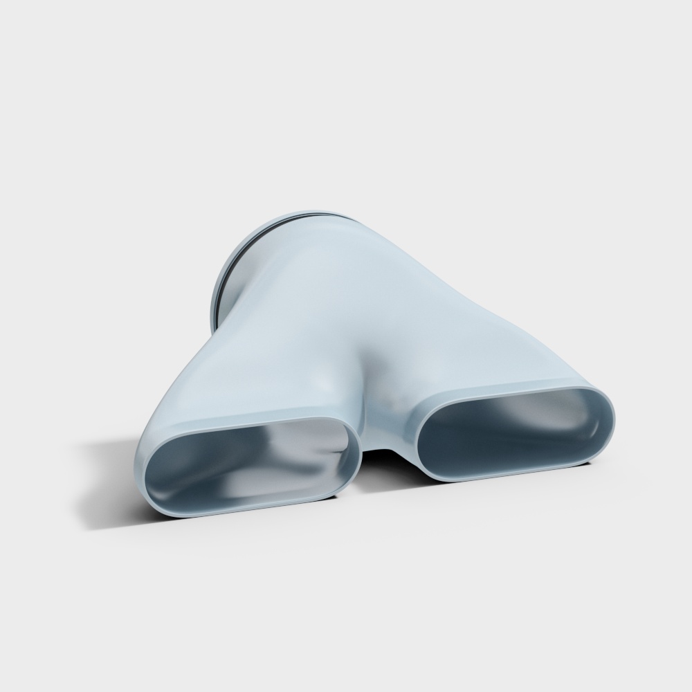 160转椭圆主管3D模型