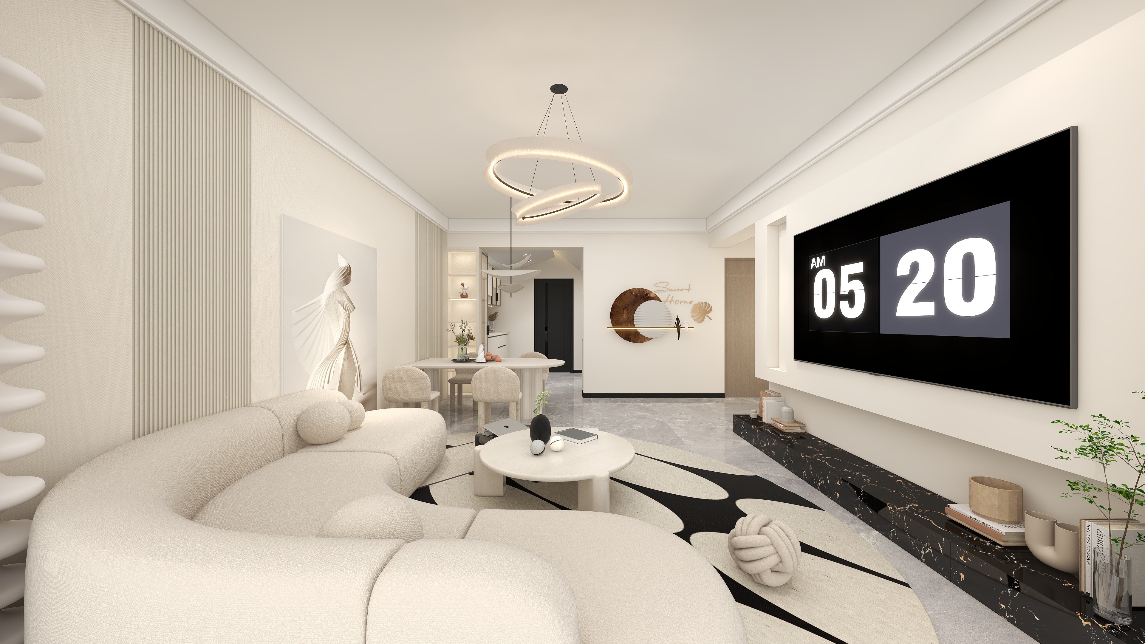 独立设计jADm-海口-海航城19号楼-89㎡-装修设计方案