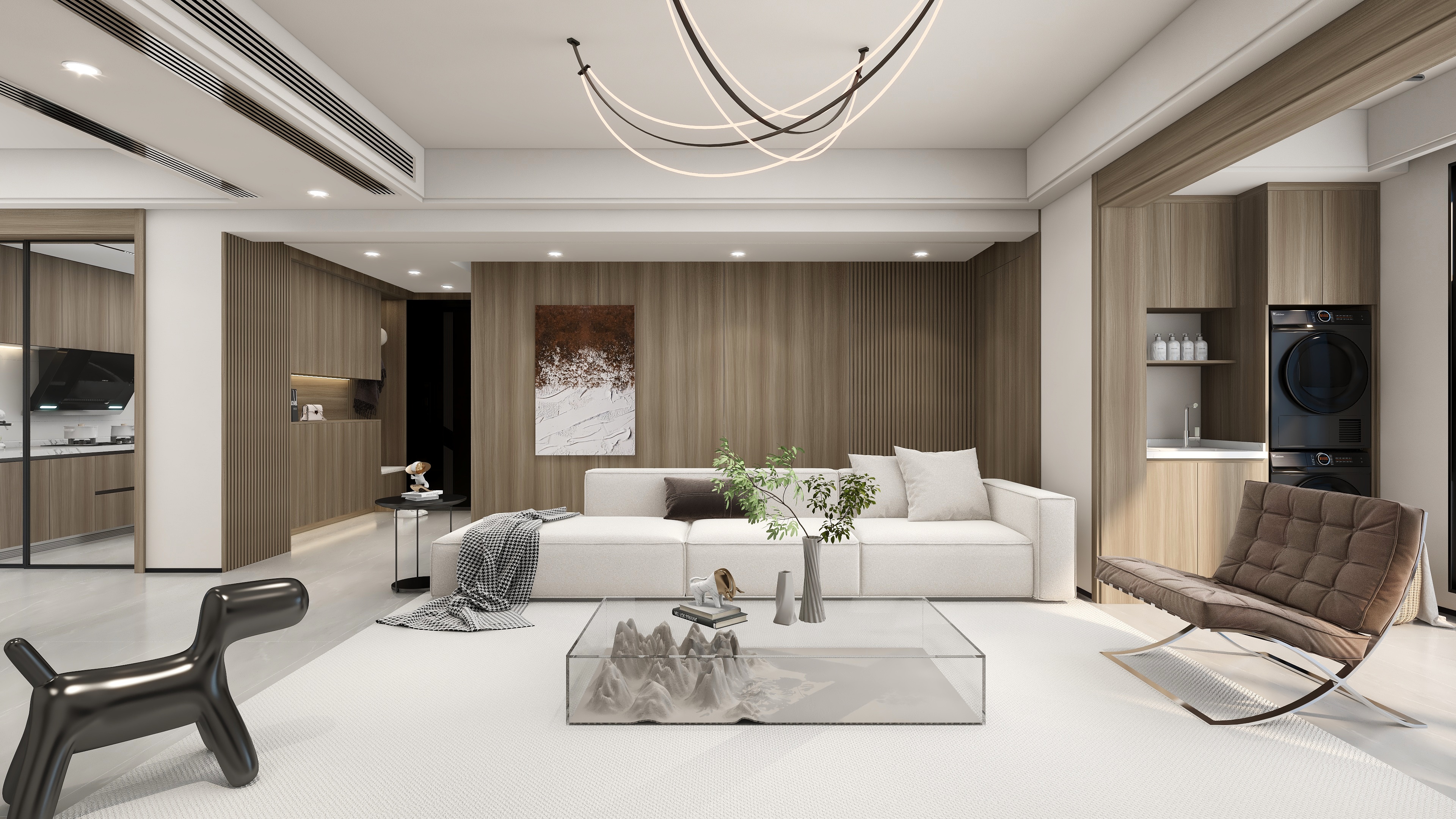 K-HX-华发外淮荟首府（现代简约原木）-装修设计方案