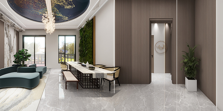 设计师I凌睿-蓝城明月江南B1楼，1楼-装修设计方案