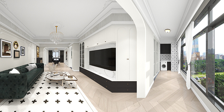 PENNY设计-星海城132m²-装修设计方案