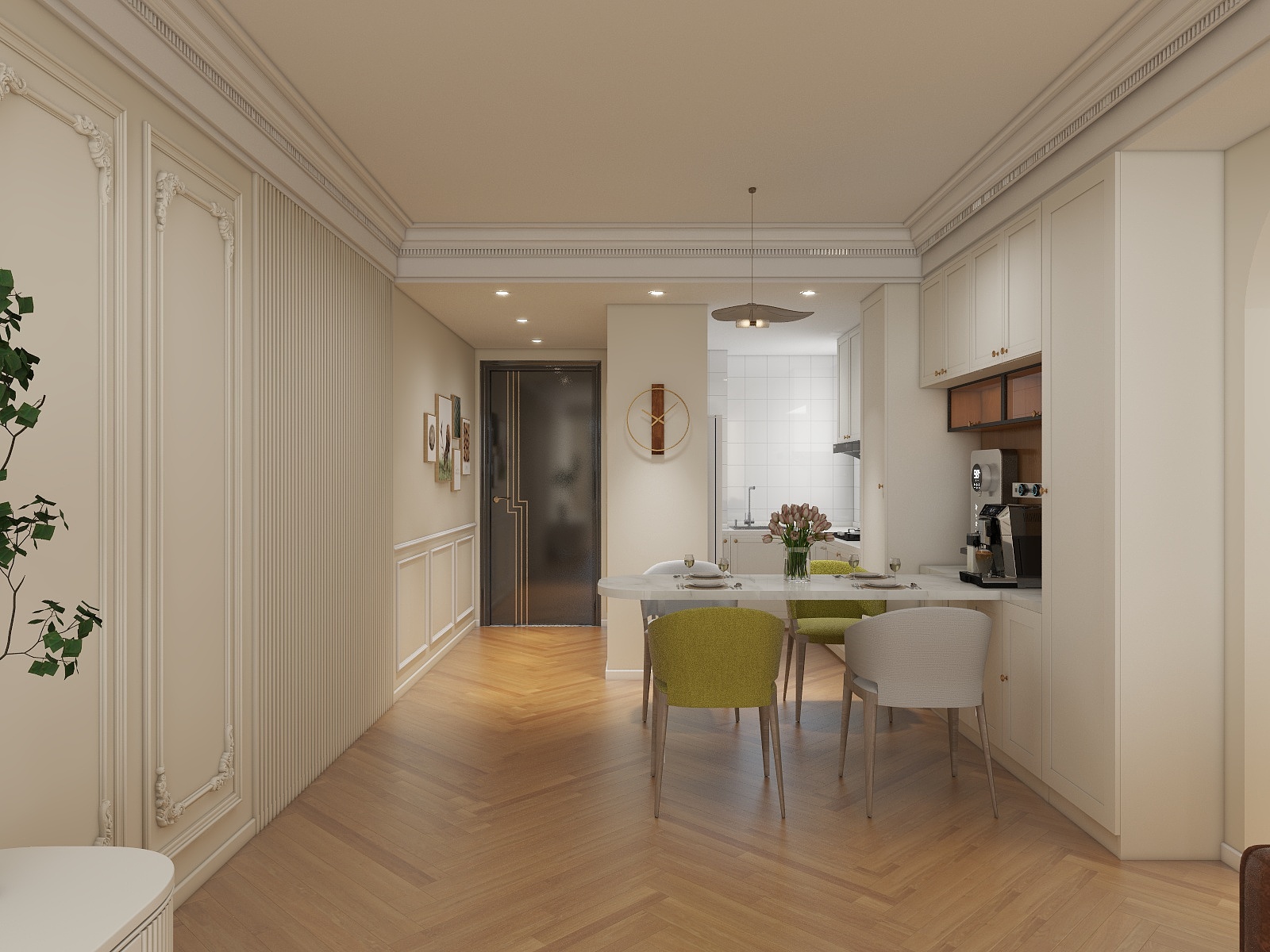 设计师-陈苏丽-雅澜两居开放式厨房-装修设计方案