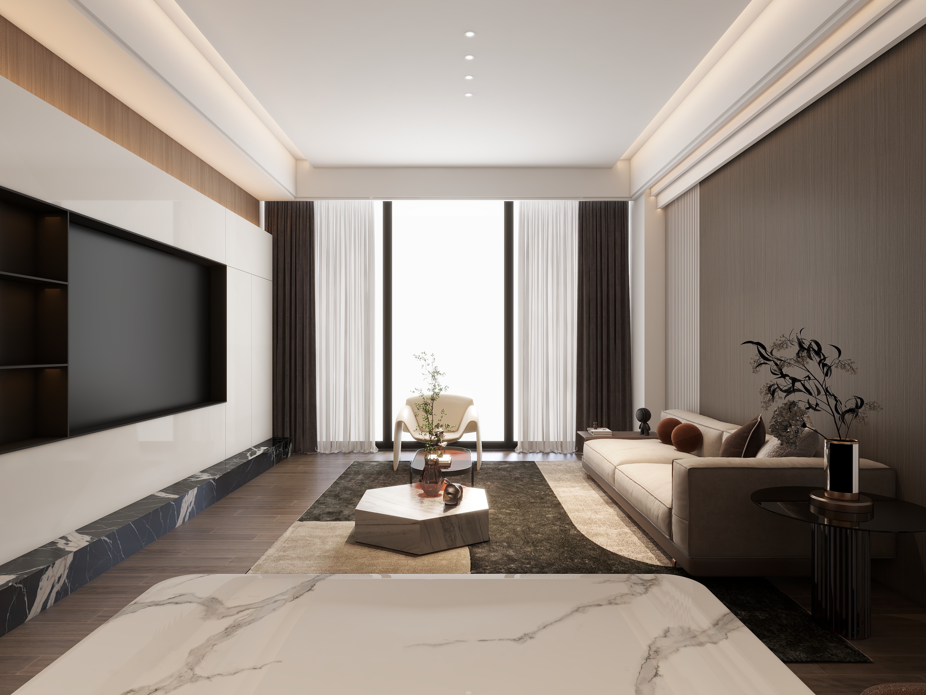 纯情小火鸡-某板材展厅-装修设计方案