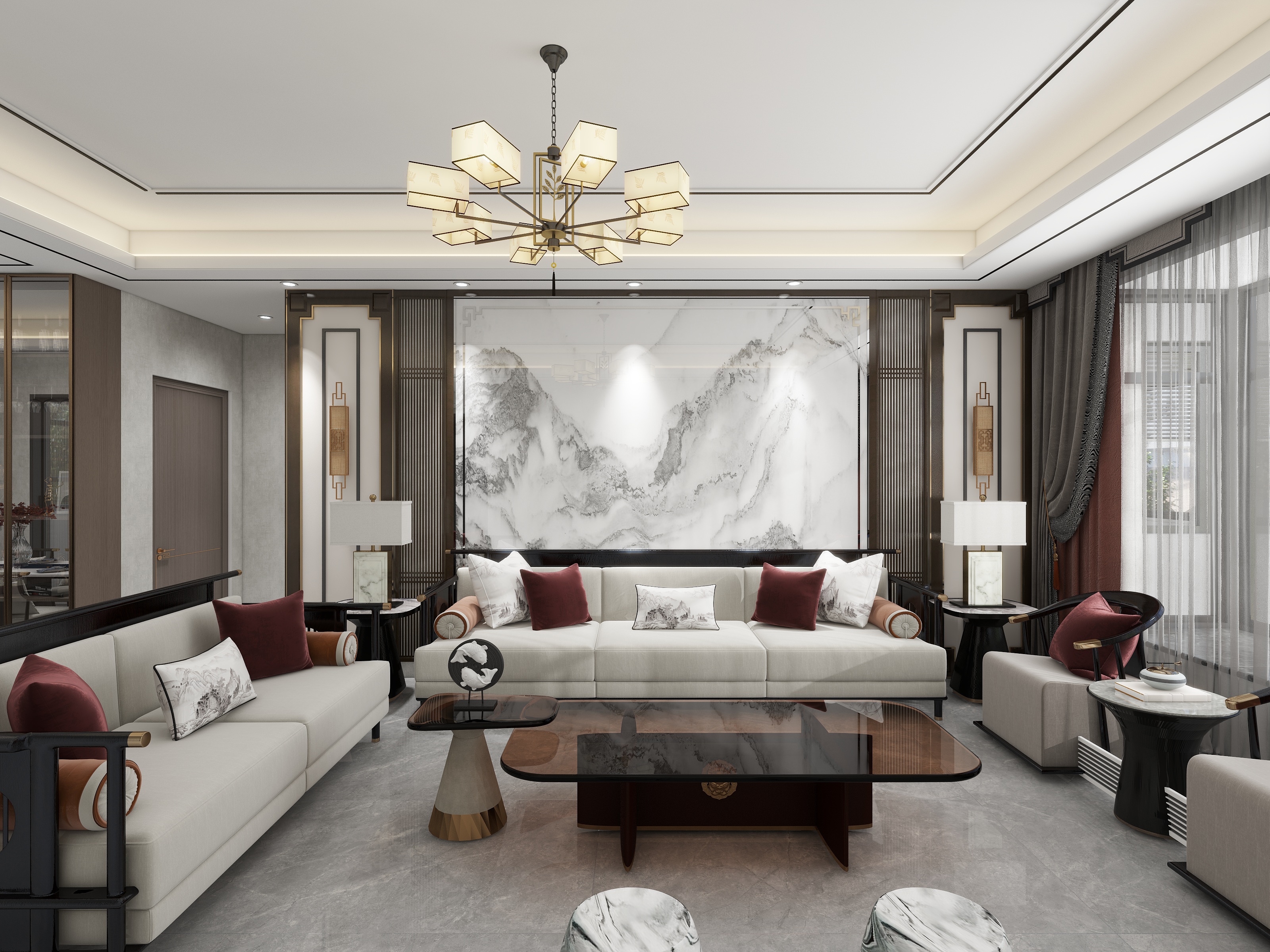 木子梓-新中式204所-装修设计方案