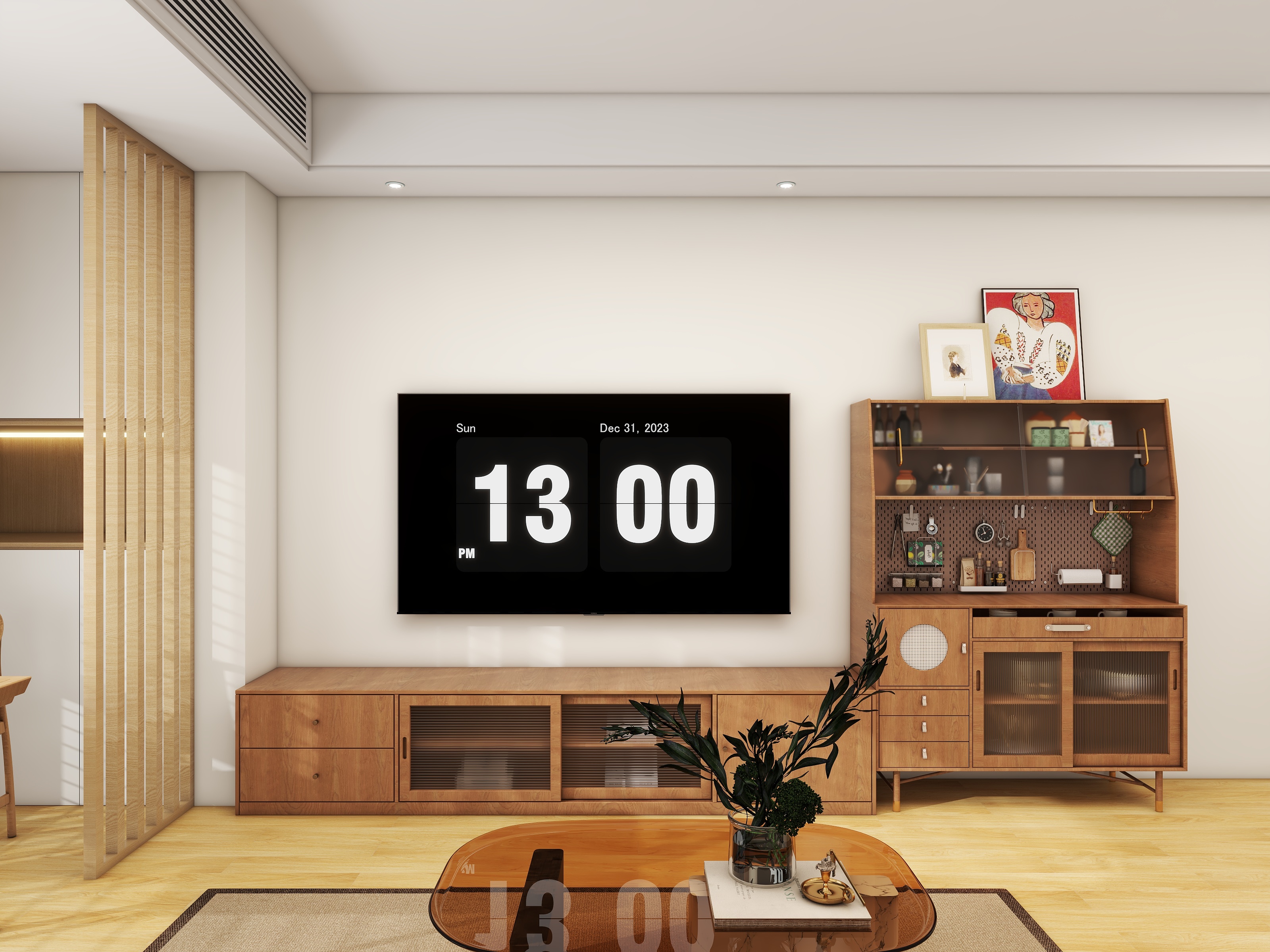 默言效果图-原木风装修效果图