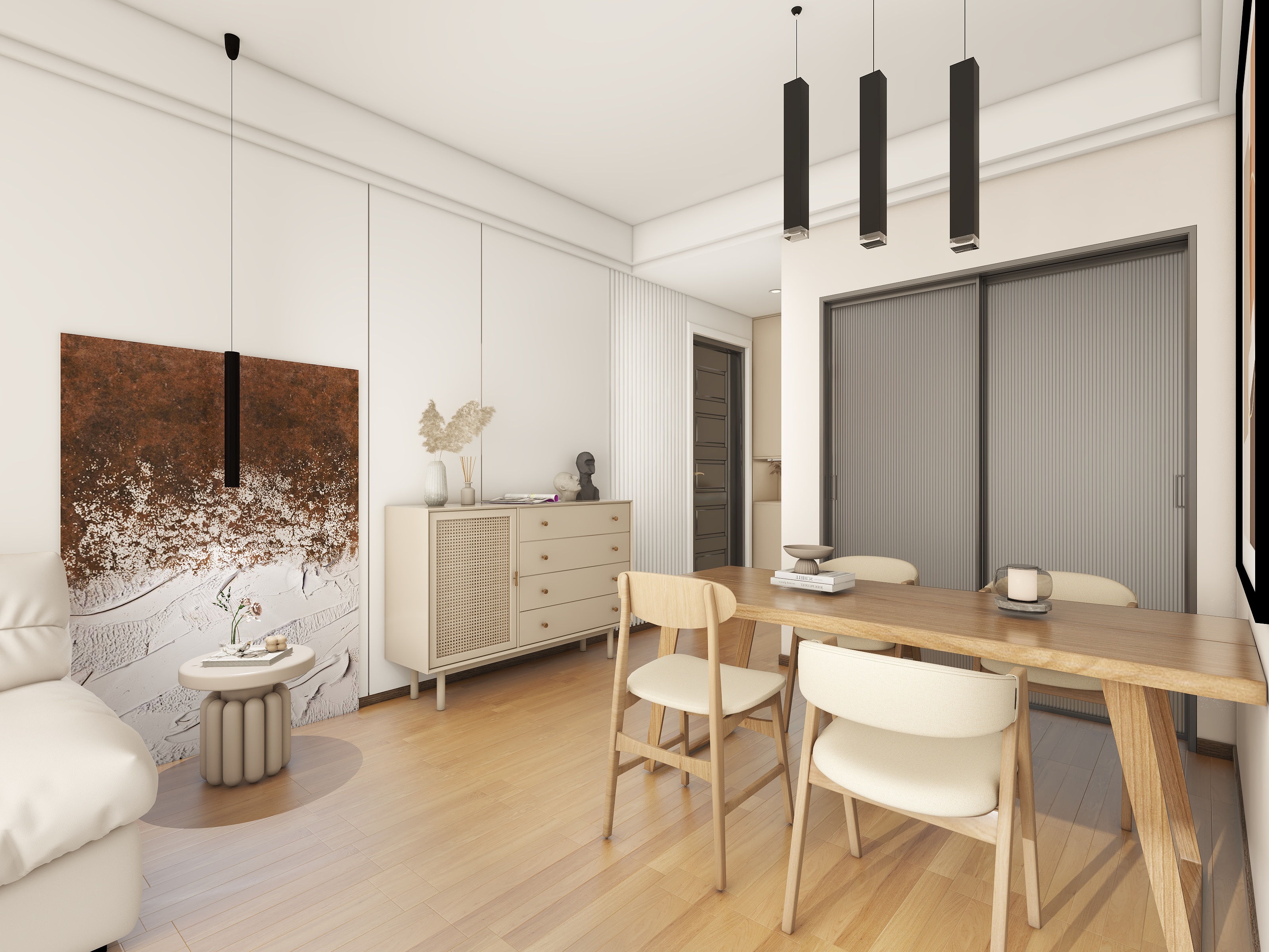 LYHao-极简原木-祥韵家园B区-装修设计方案