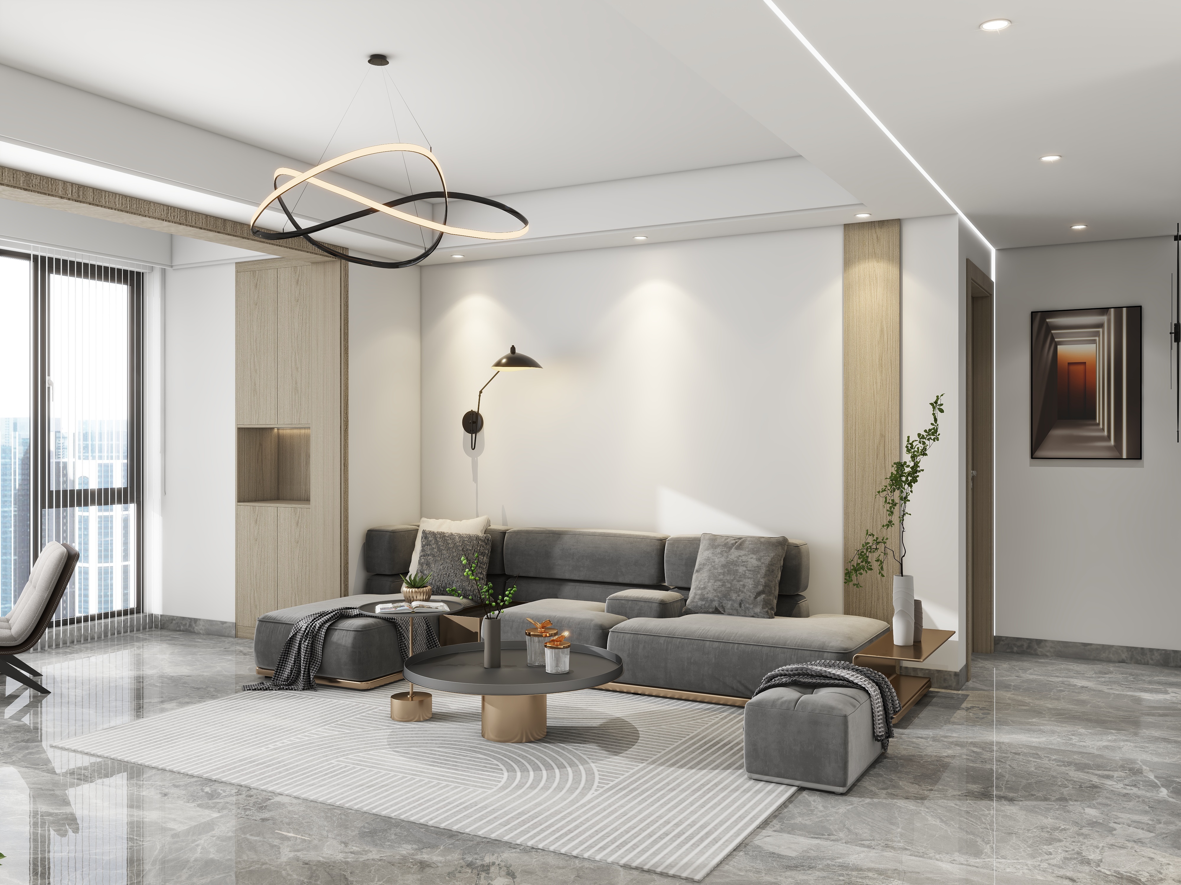 设计师楚巍-辰合学府-现代（128平）-装修设计方案