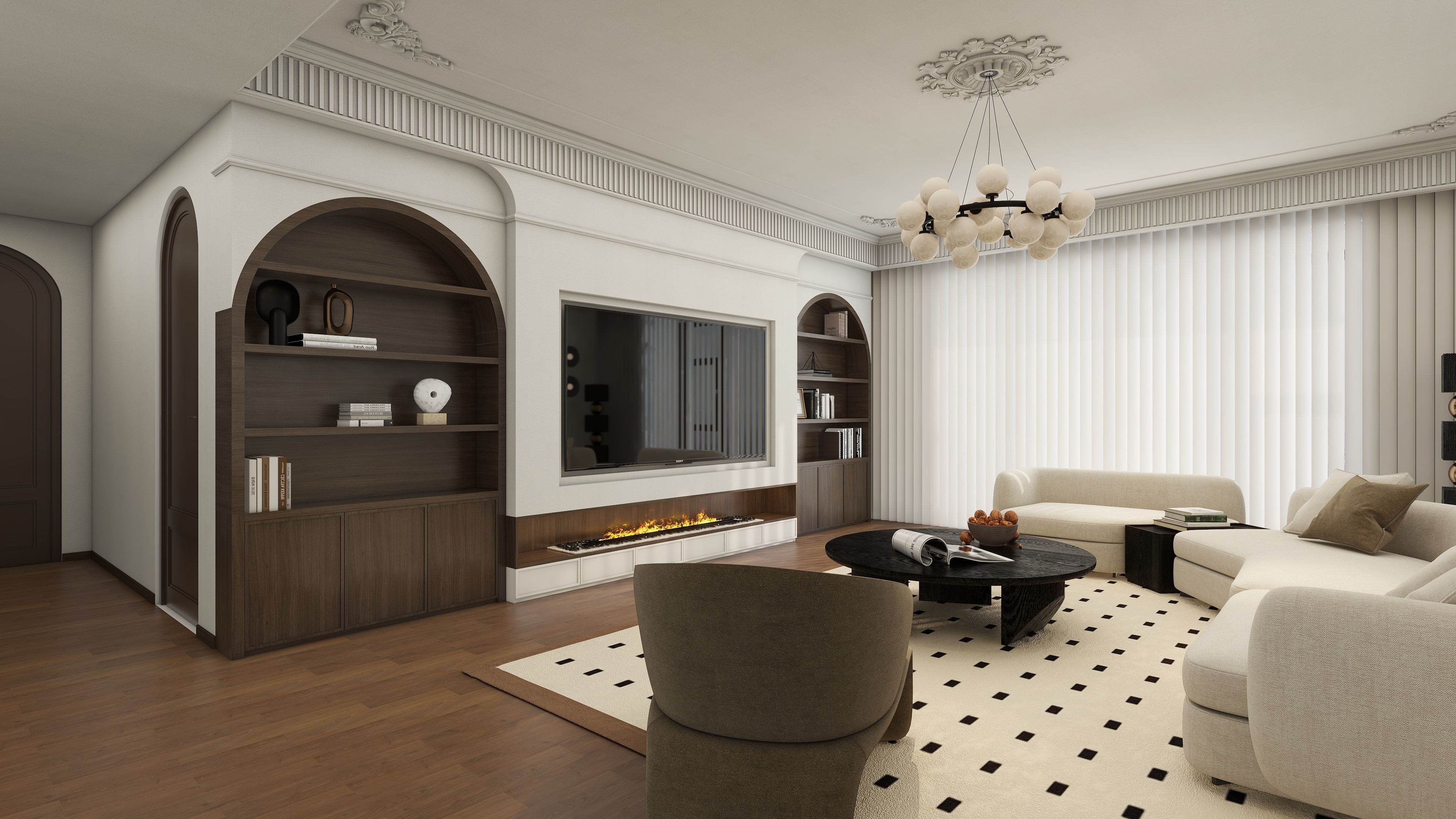 设计师HUANGQIHAO-法式复古169㎡2室-装修设计方案