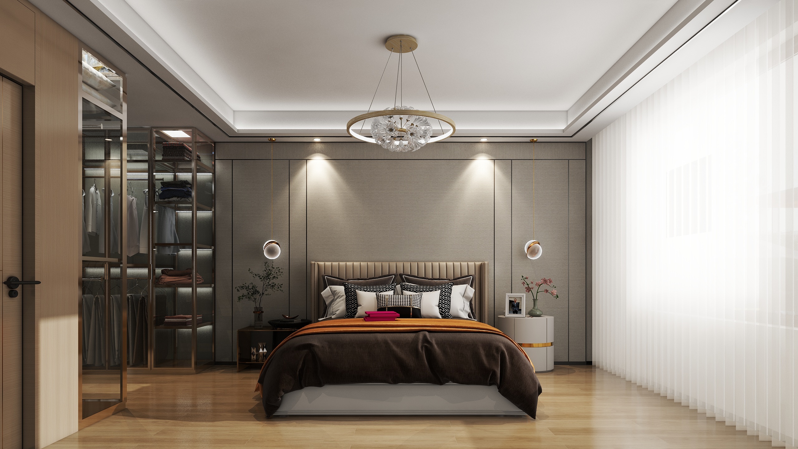 永胜天-使用面积135㎡4室轻奢风-装修设计方案