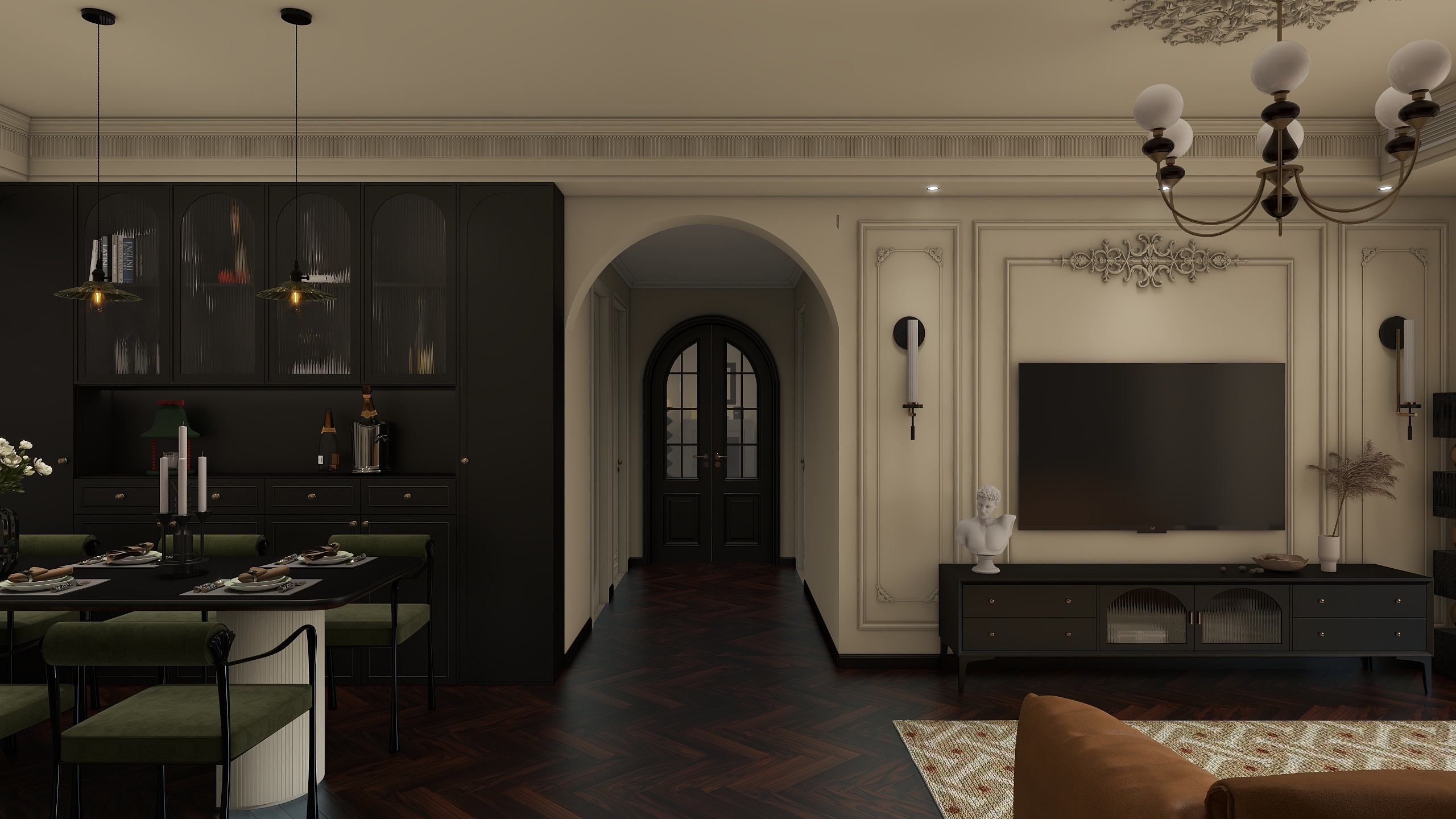 kwdesign99-金地玖峯汇103㎡1室-装修设计方案