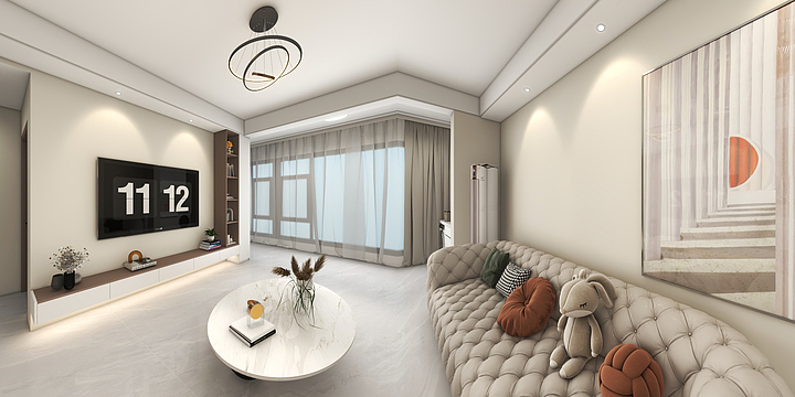 旭弘装饰-双尊府曹总雅居-装修设计方案