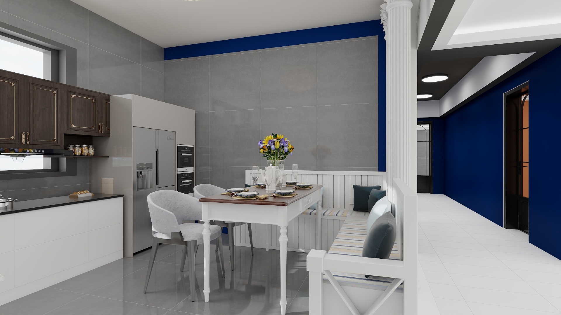 风华空间李老师-郑北孔雀城121㎡3室-装修设计方案