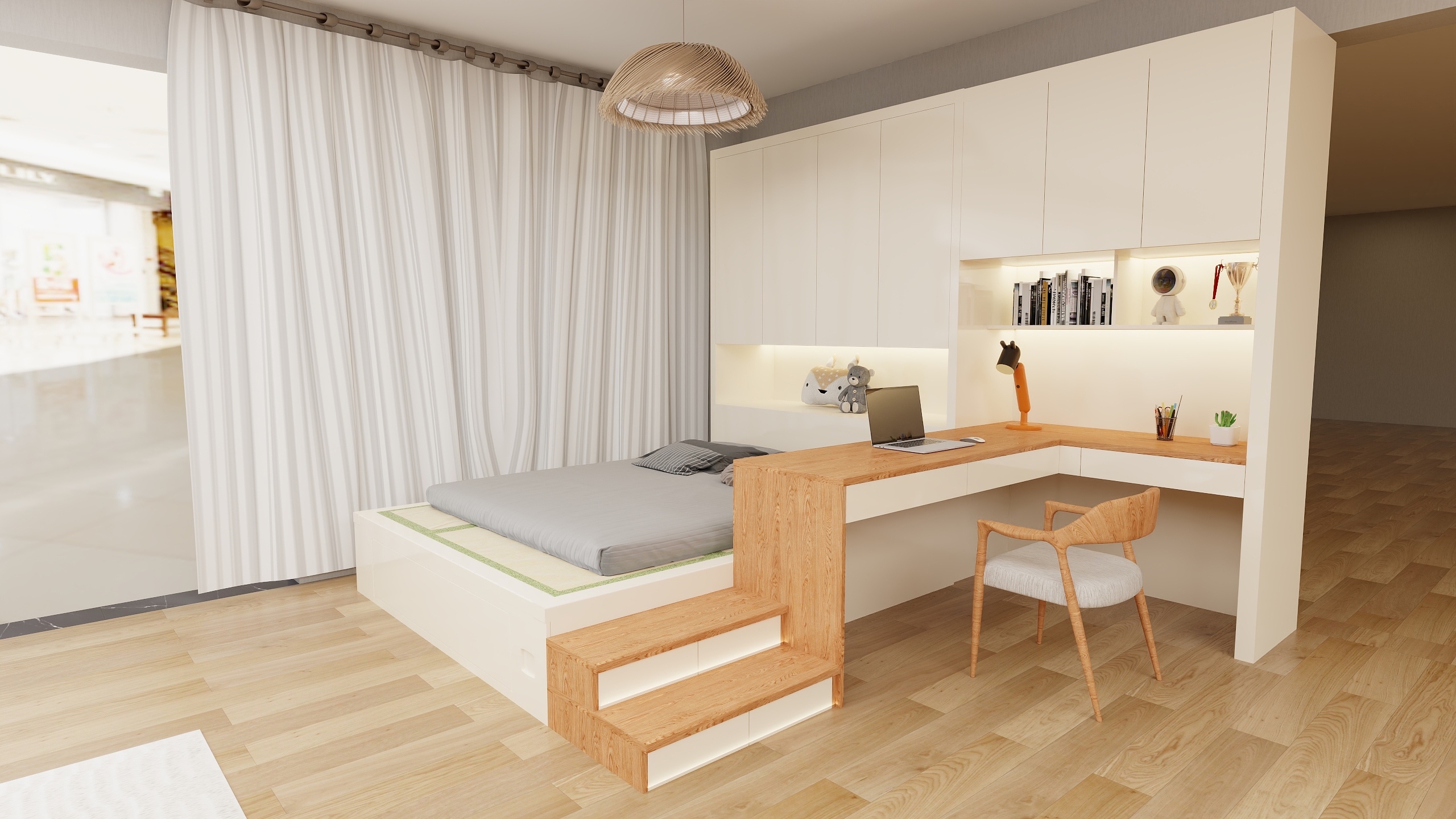 一抹朱砂-经纬家具城样品间-装修设计方案