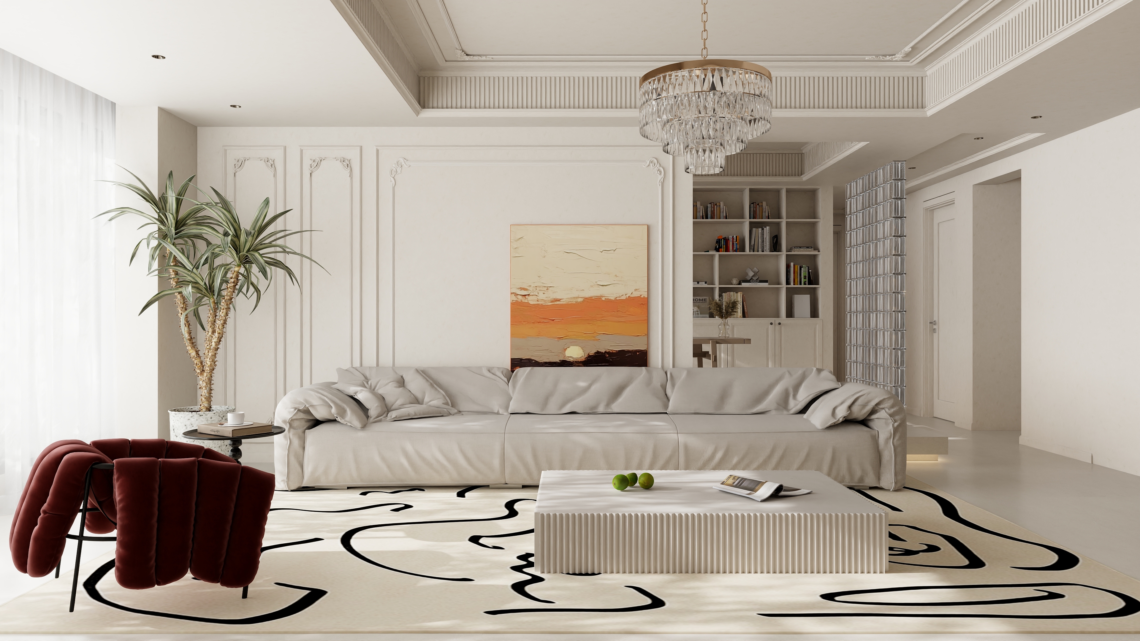 境屿丨无界筑造-【璟樾】-157平法式奶油风-装修设计方案