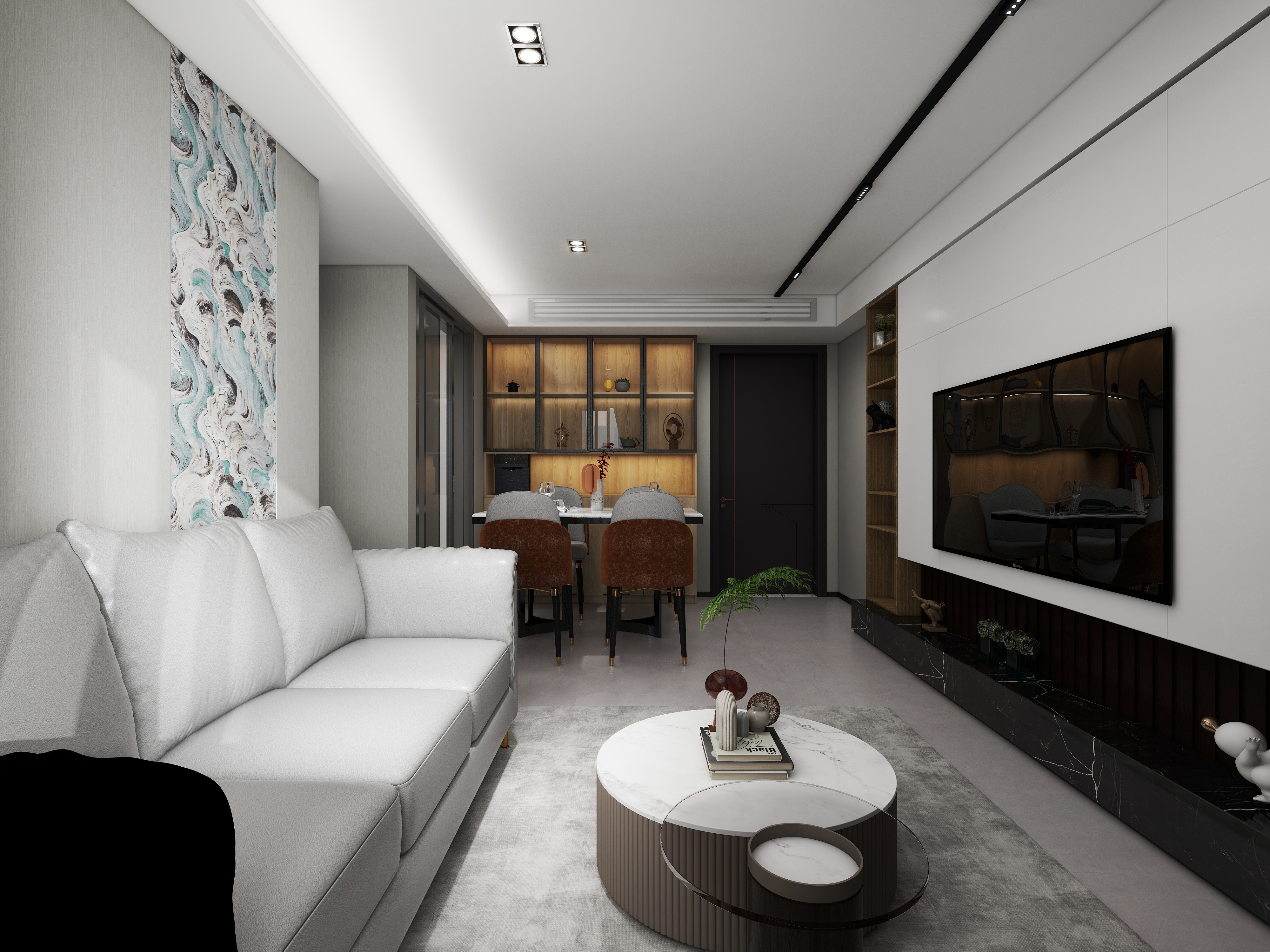 喜工工作台-万科都会四季77平-装修设计方案