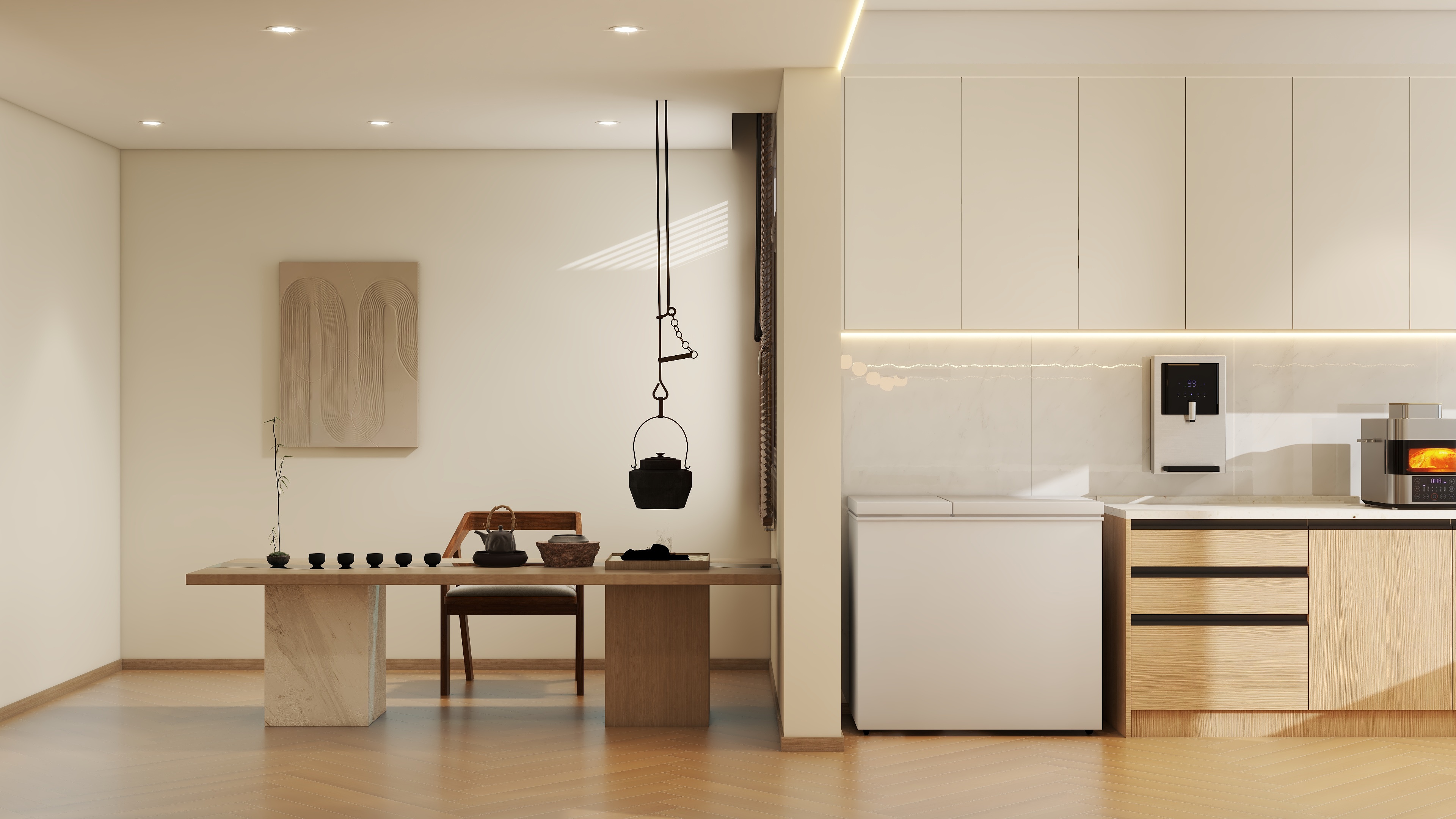 设计师珂源-五原瑞京名弟小区223㎡5室装修效果图