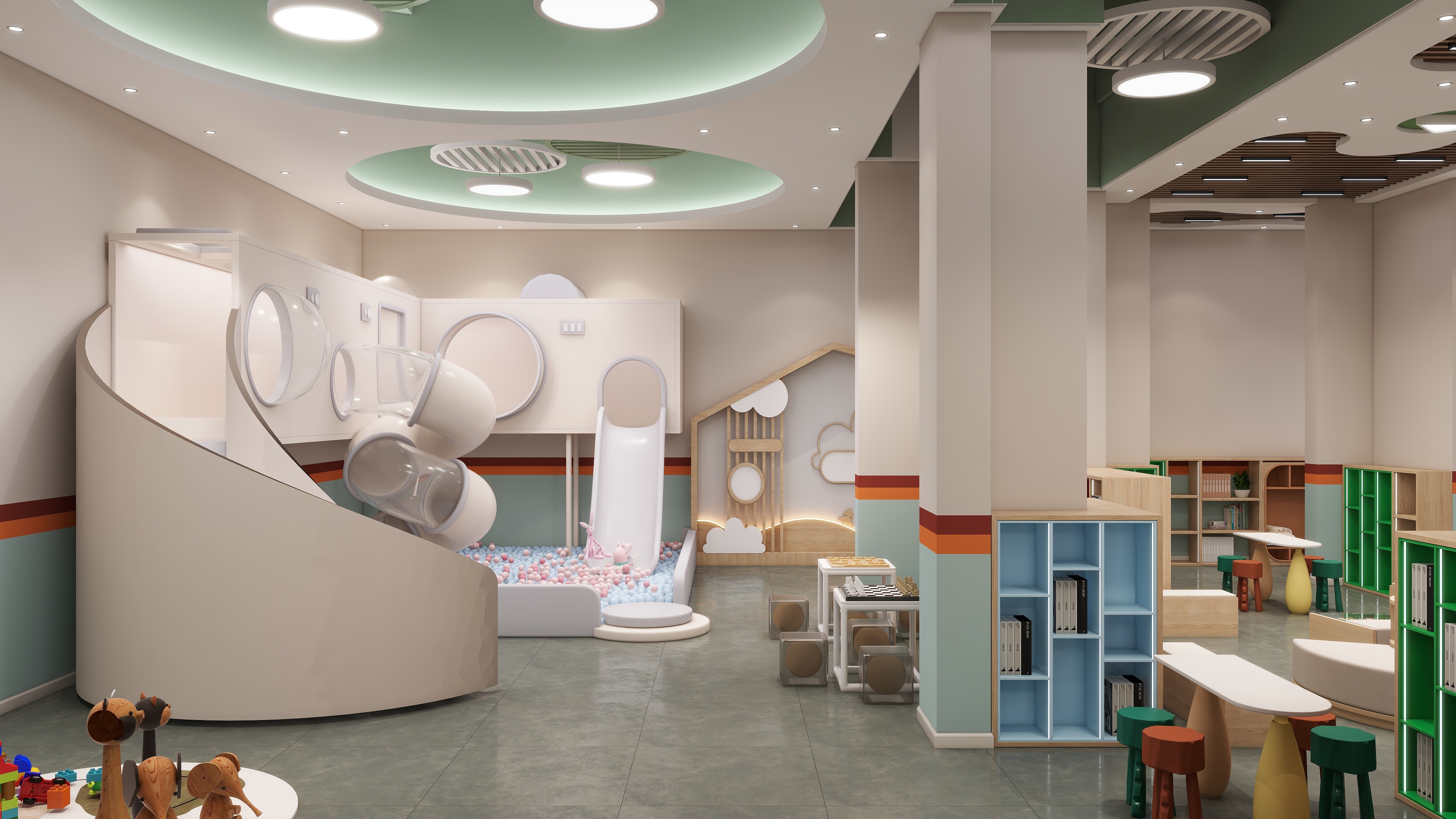 李佳洋-【工装】 儿童之家装修效果图