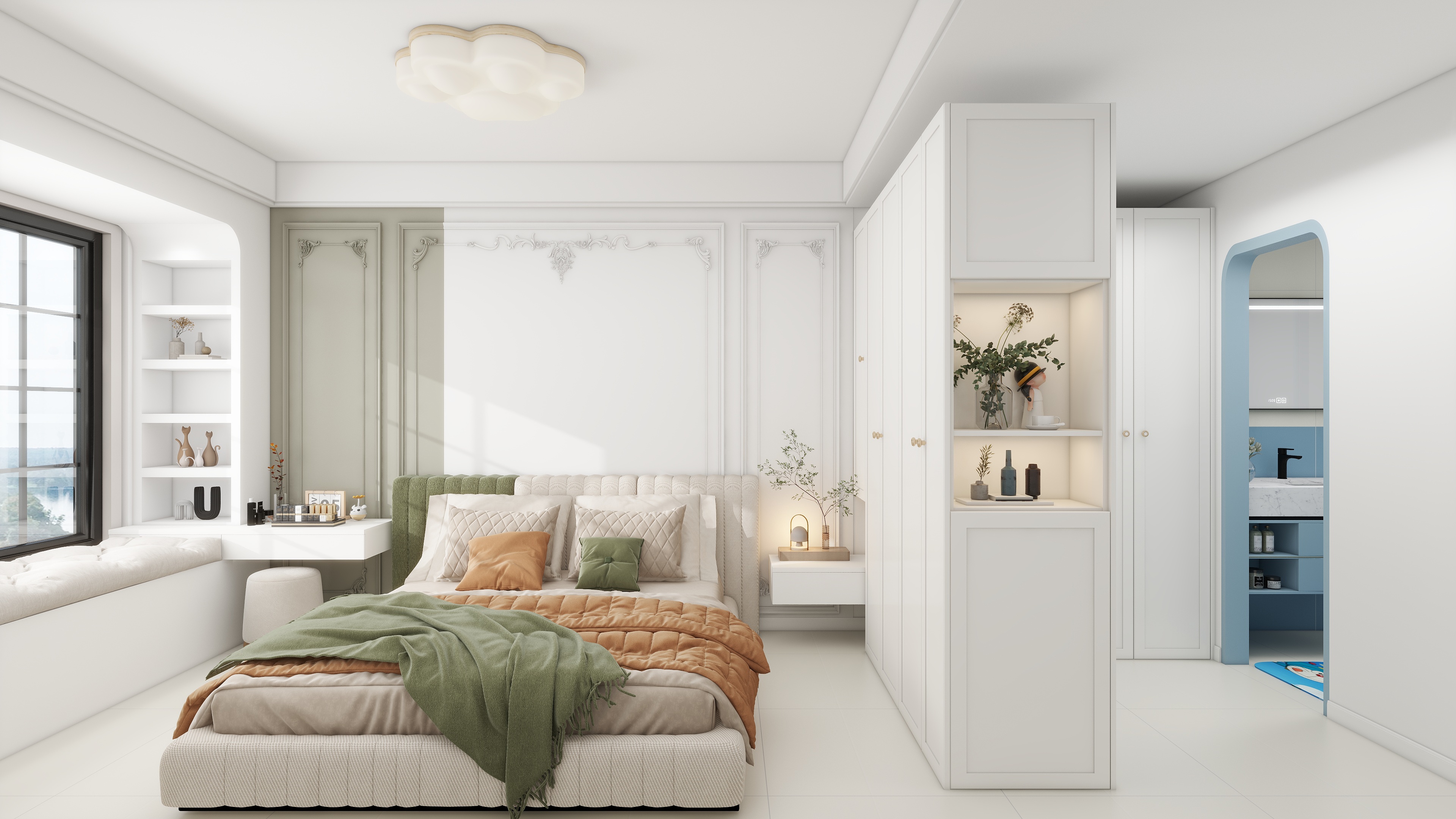 全景720效果图--98㎡3室-装修设计方案