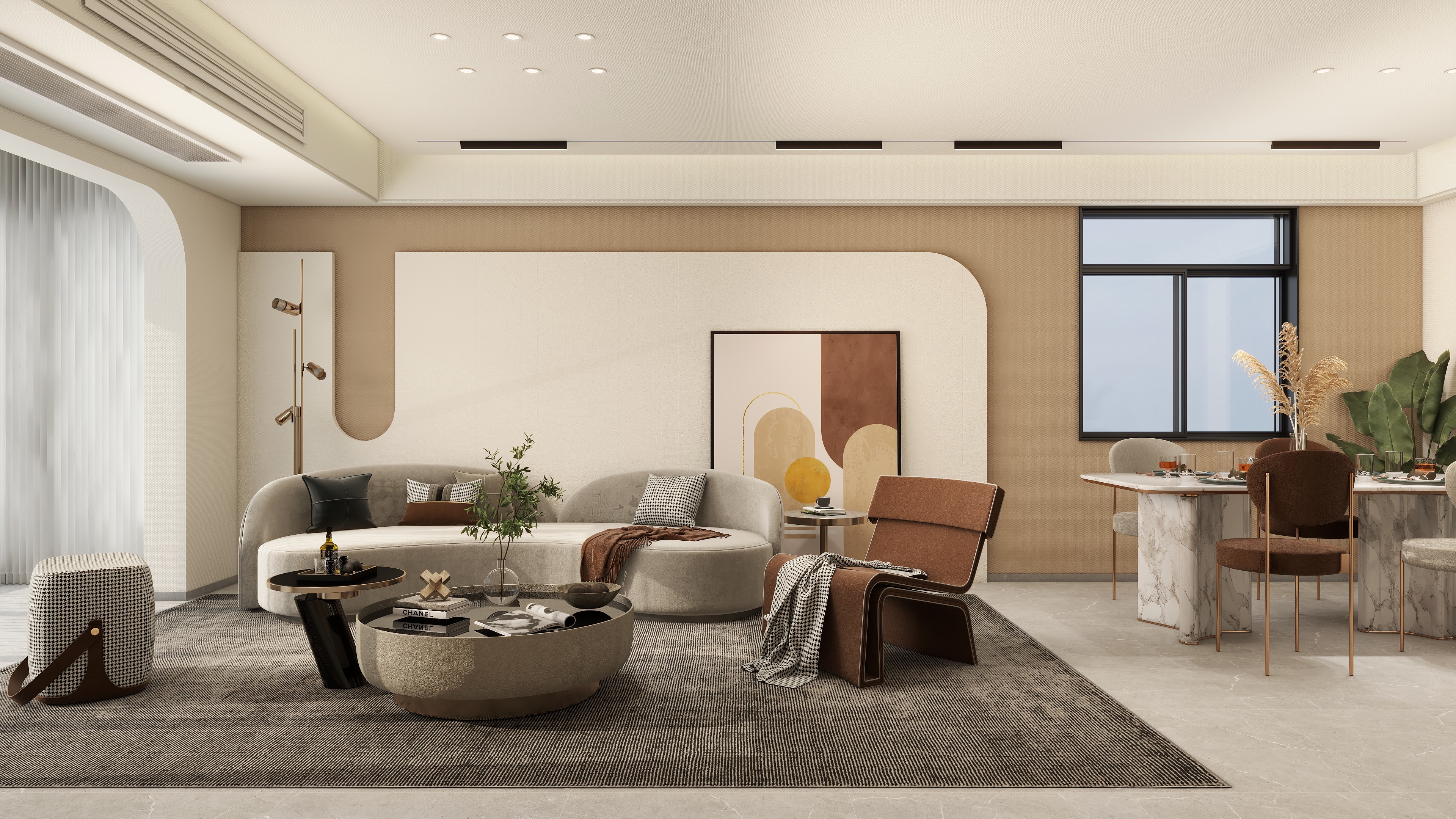 Orange桔桔-景秀・江南世家-现代简约-132-装修设计方案