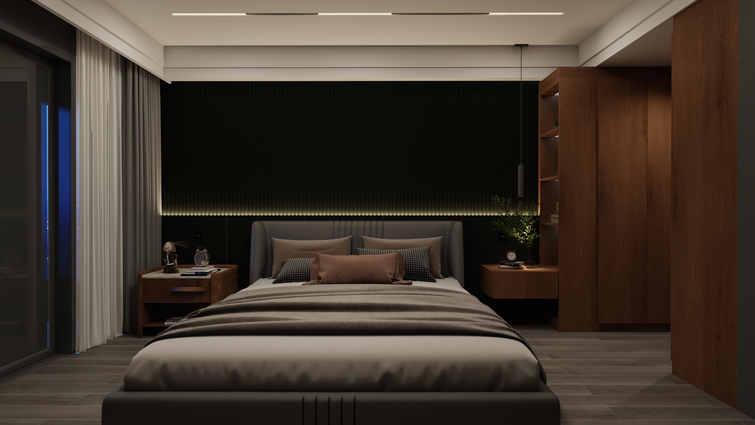 星空间丨袁思路-现代简约113㎡3室-装修设计方案