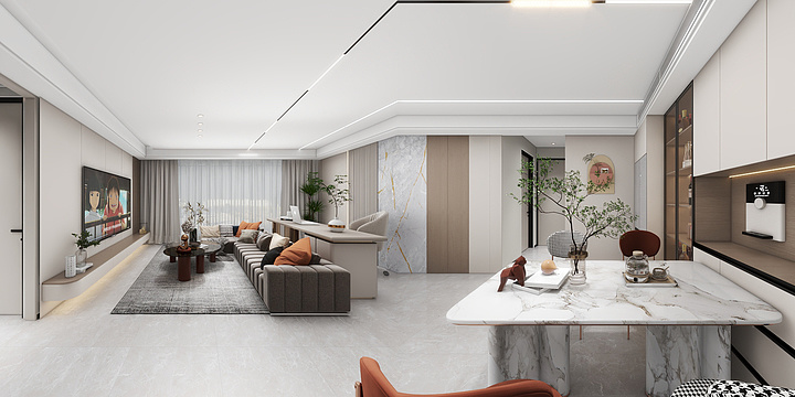 袁晓瑞-<<汇景苑>>120平方4#-装修设计方案