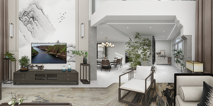 云端装饰设计-上清凉民房-二楼略改-装修设计方案