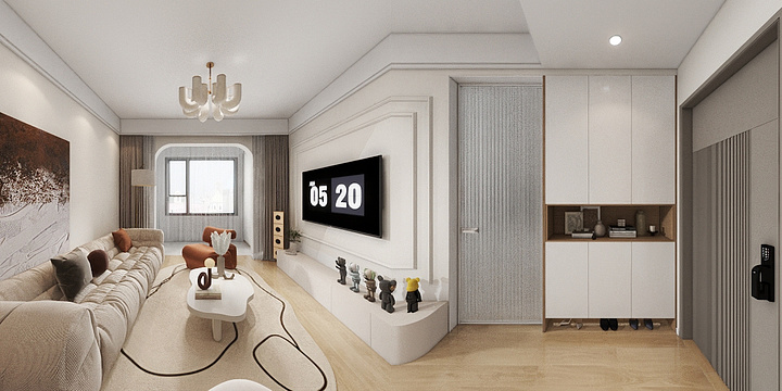 高端设计001-锦绣铭座小区-装修设计方案