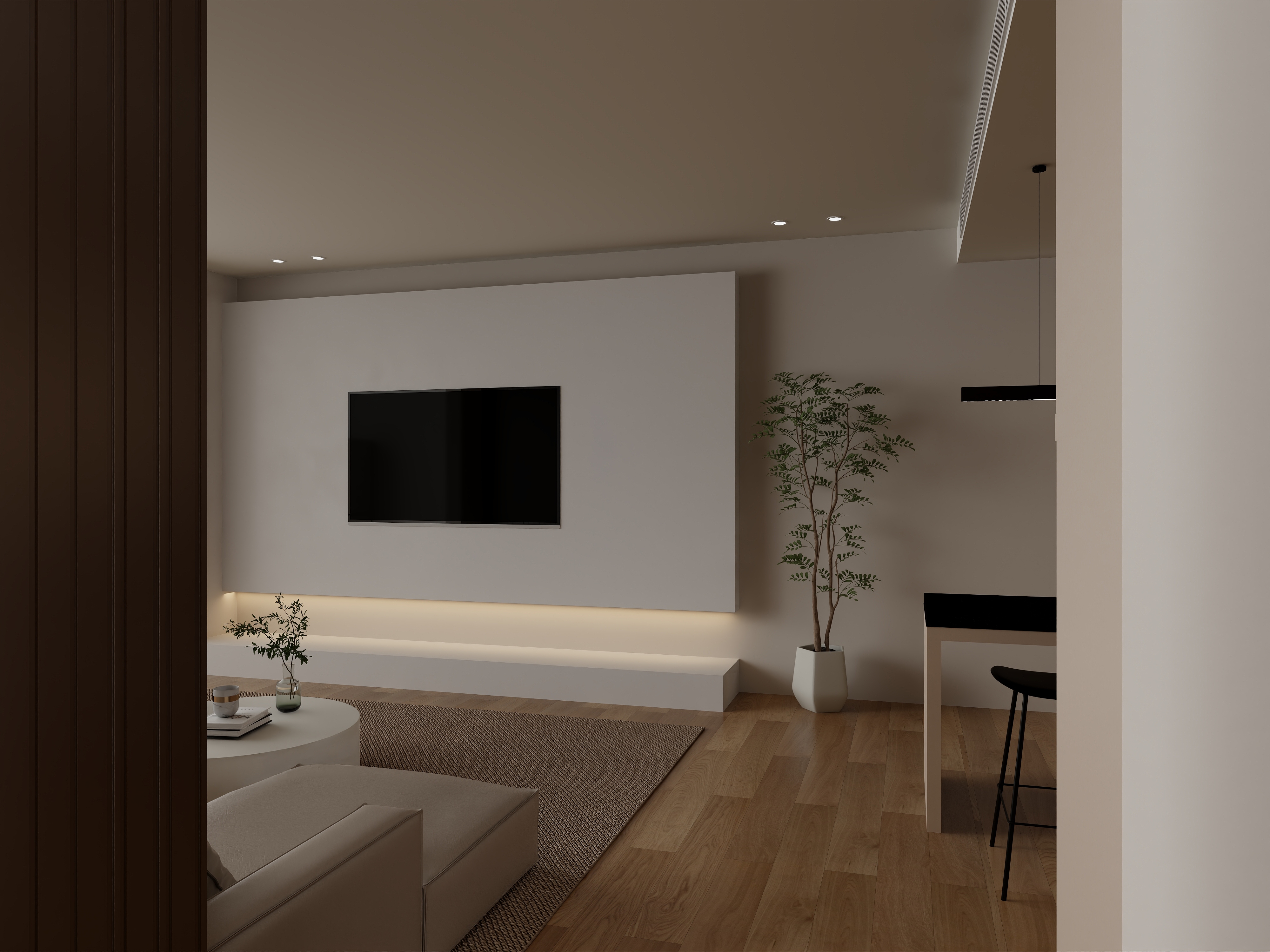 海鱼设计-简沫融光极简原木-装修设计方案