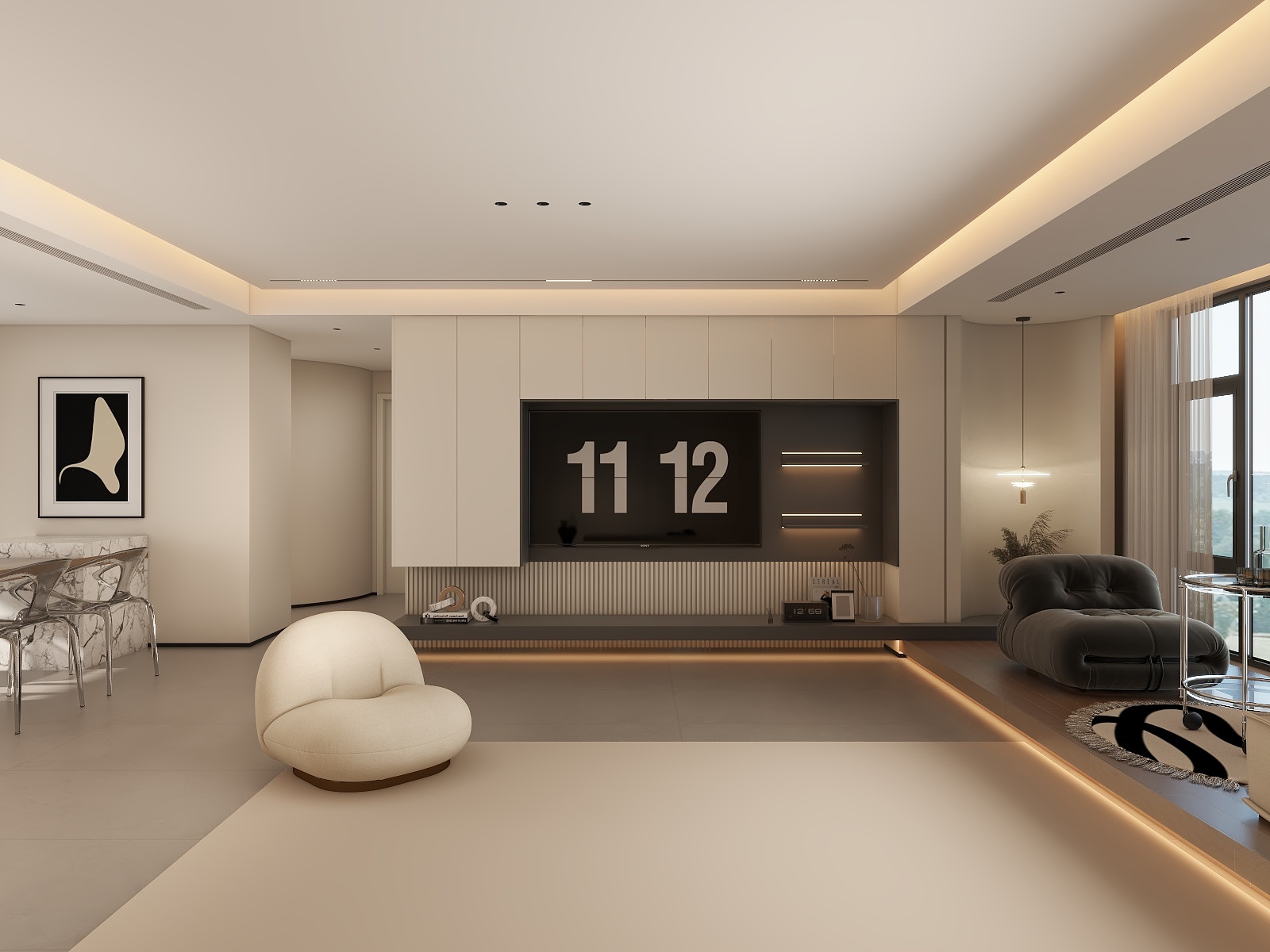 MC的幸福生活-极简平层-装修设计方案