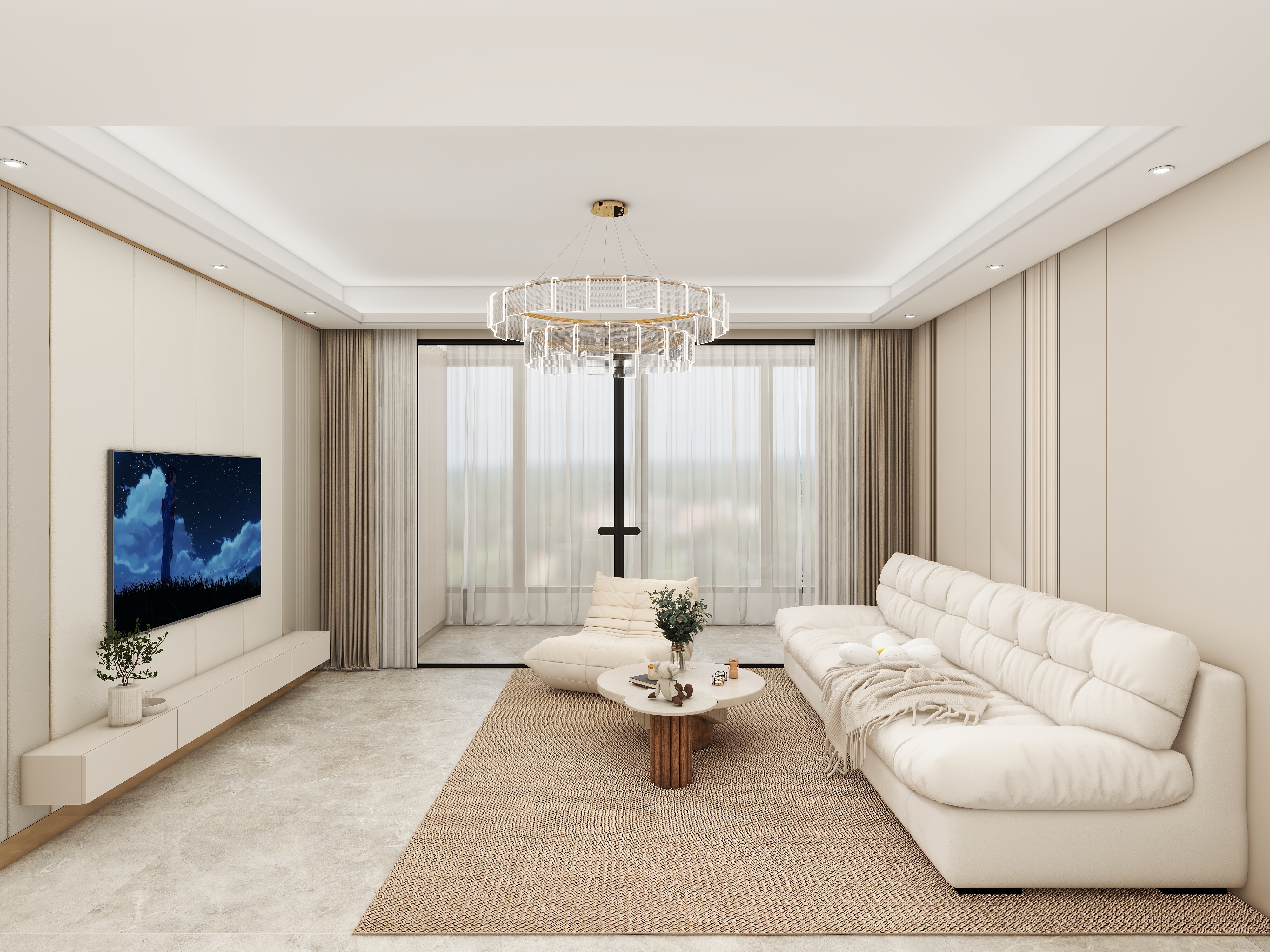 壹诺设计工作室-现代简约装修效果图