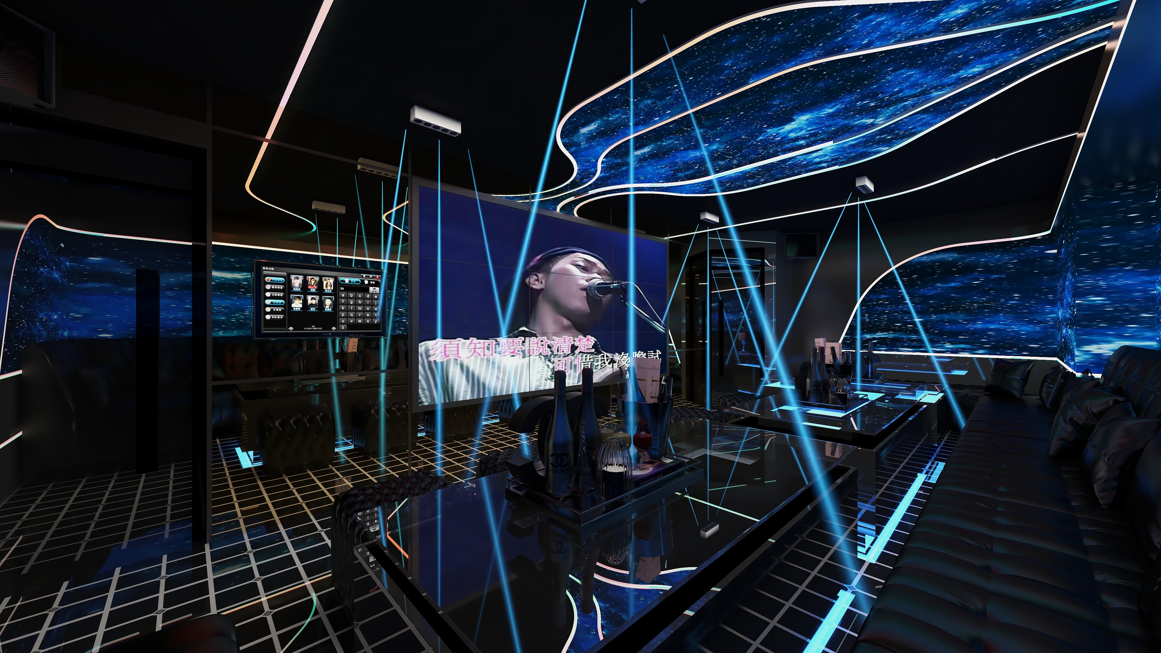 设计师HUANGQIHAO-ktv-装修设计方案