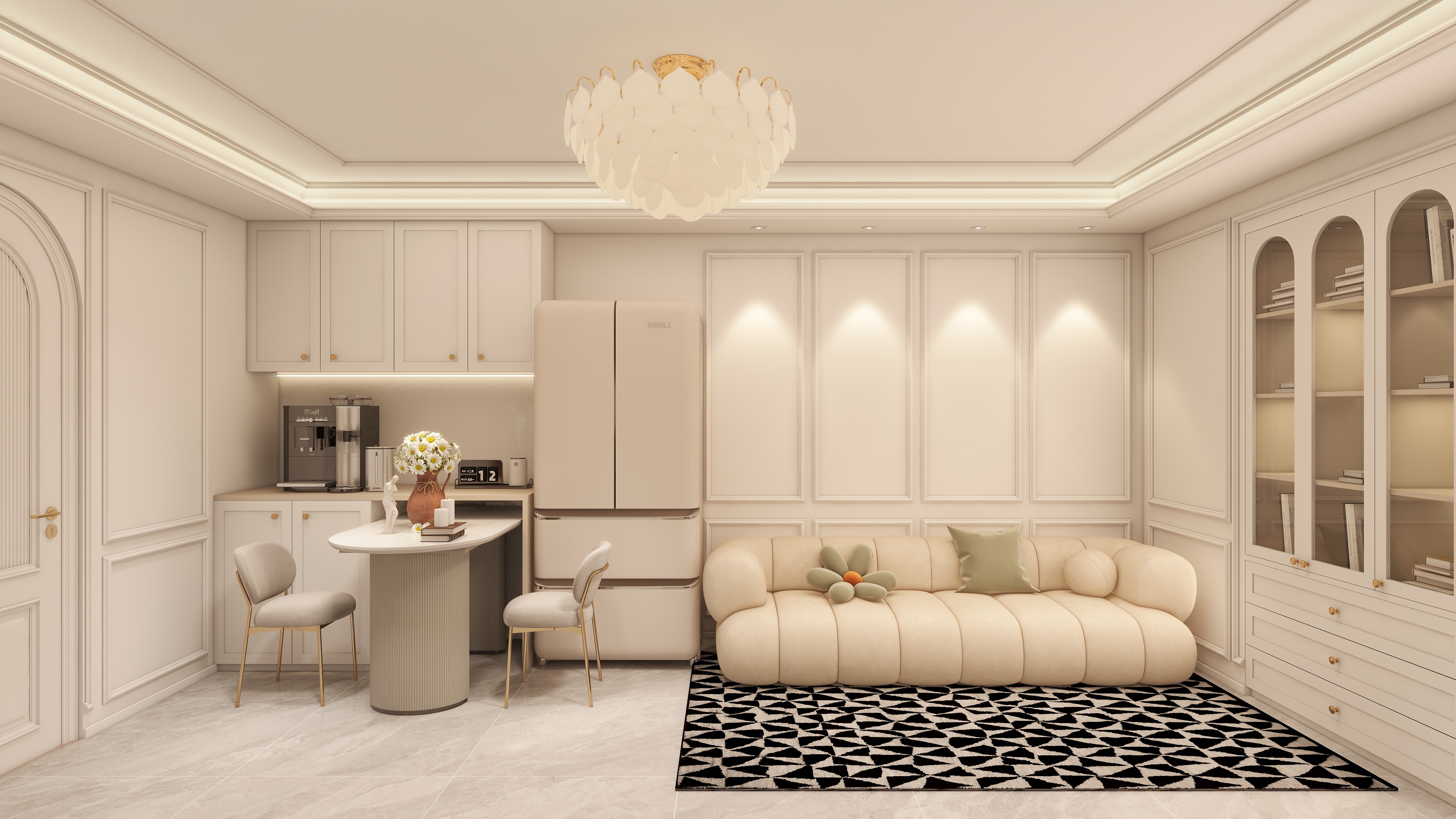 梵懋全景-71㎡2室装修效果图