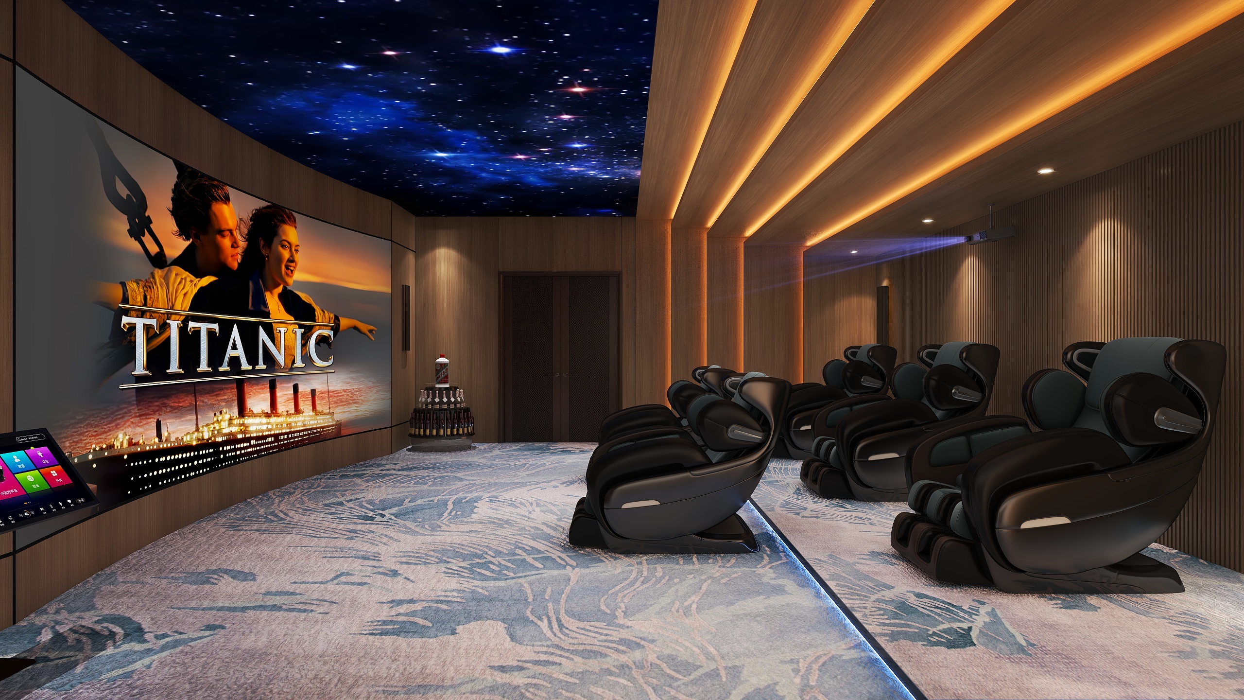 Mr学渣设计陈欢-私人影院-装修设计方案