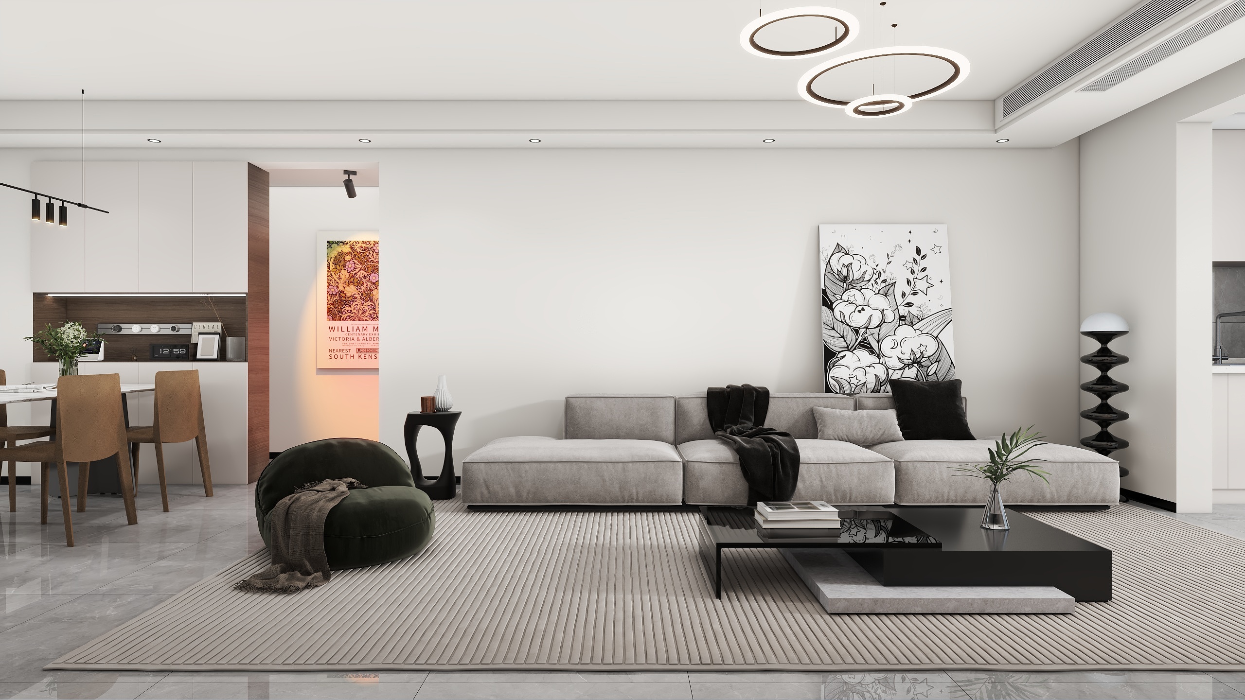 太阳VWBW-136㎡2室装修效果图