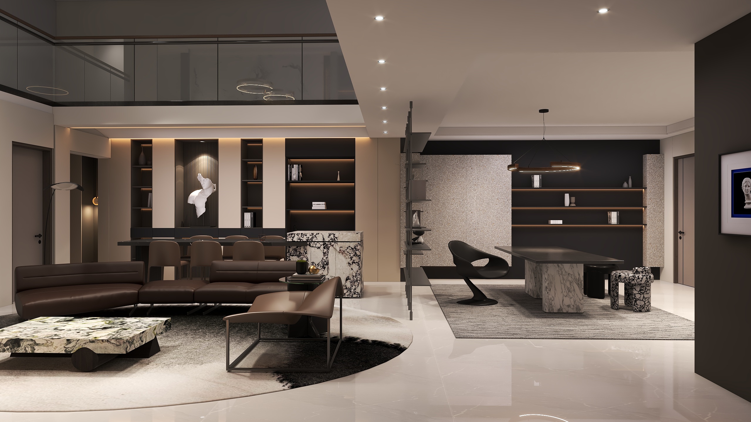 吃面加蒜-意式轻奢自建房-装修设计方案