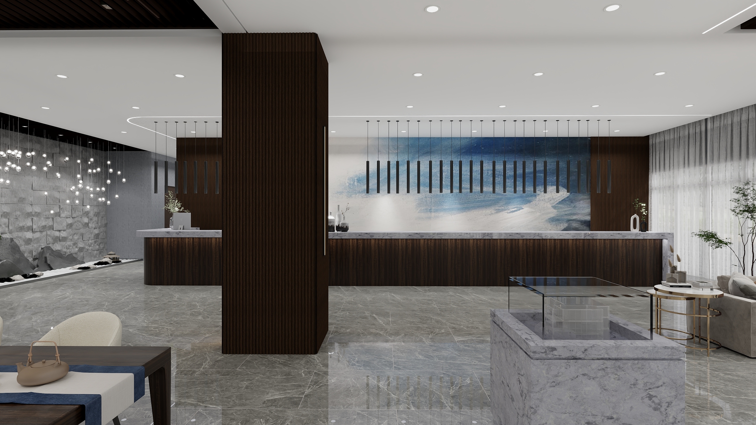 苏州远方-售楼处-晚上改-装修设计方案