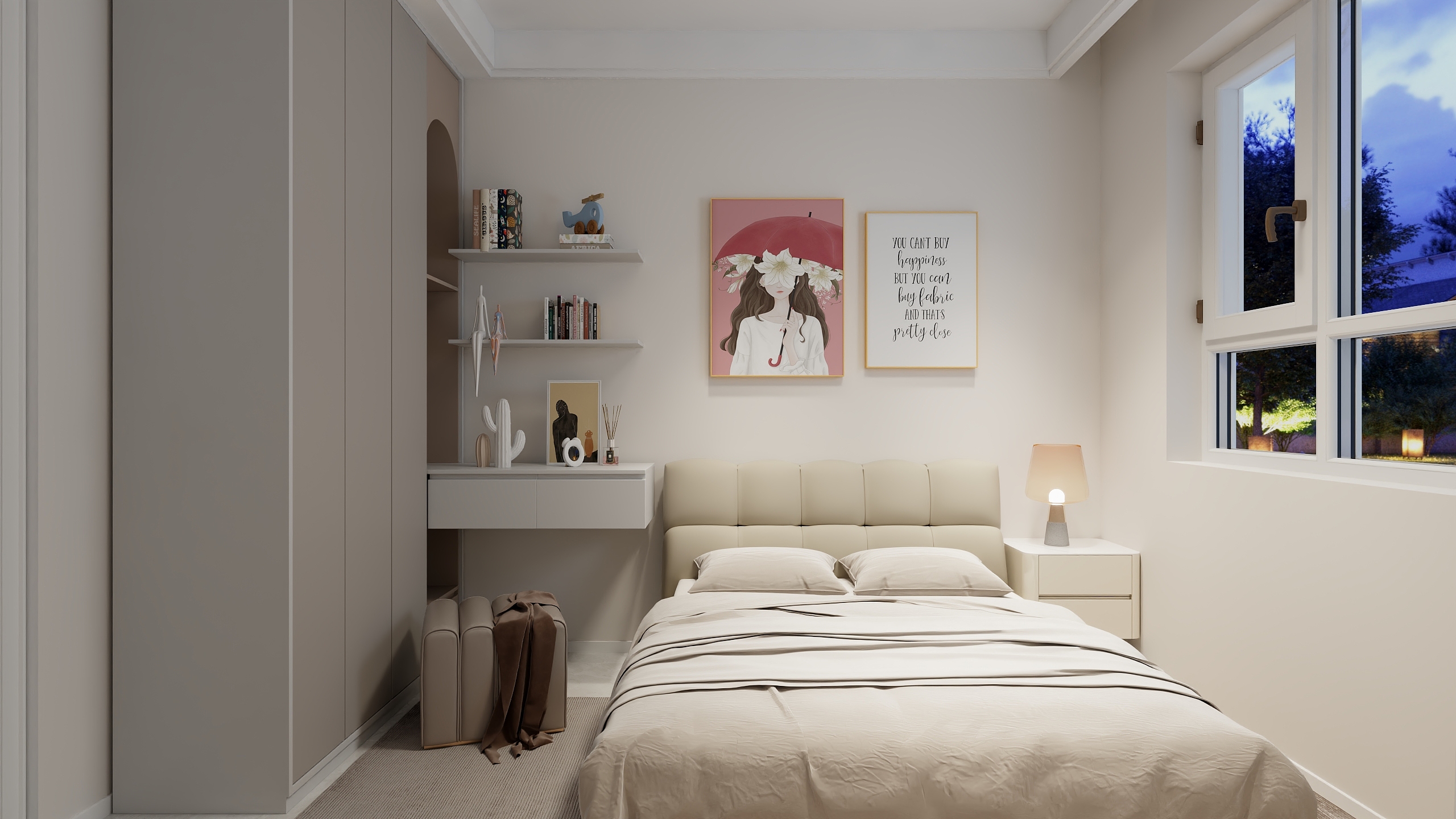 旭日达装饰丁旭-京西祥云118平y8奶油风-装修设计方案