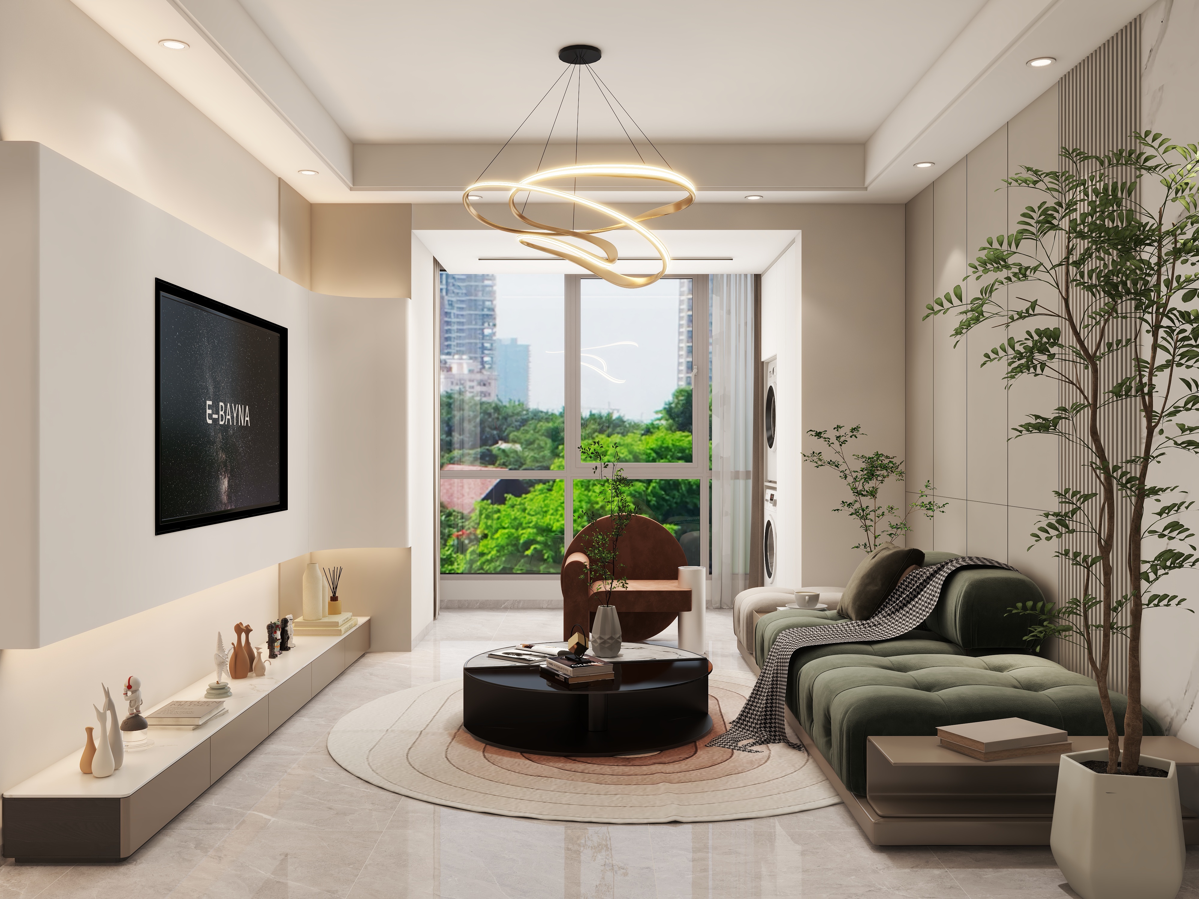 空间识别-85㎡1室-装修设计方案