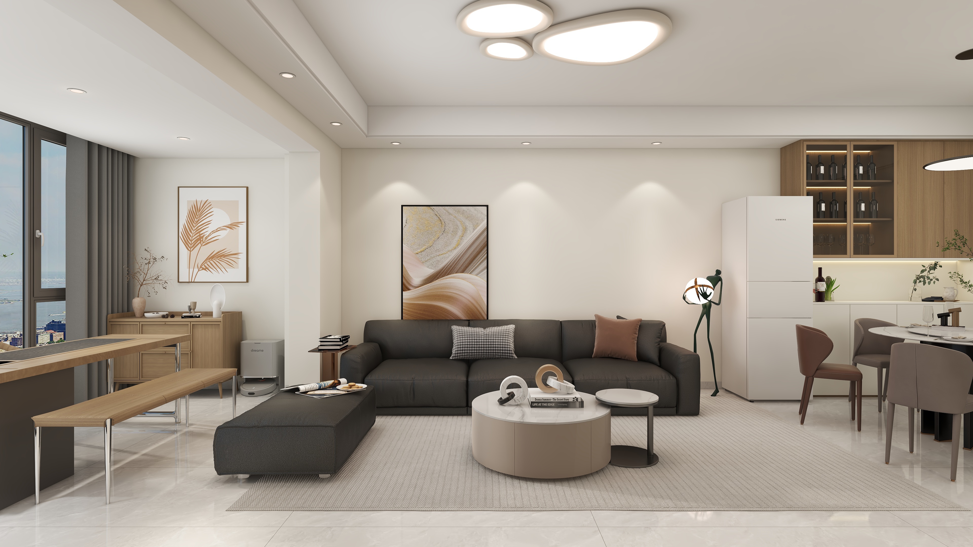 惠州装修找沫竹-浪琴湾-奶香装修效果图