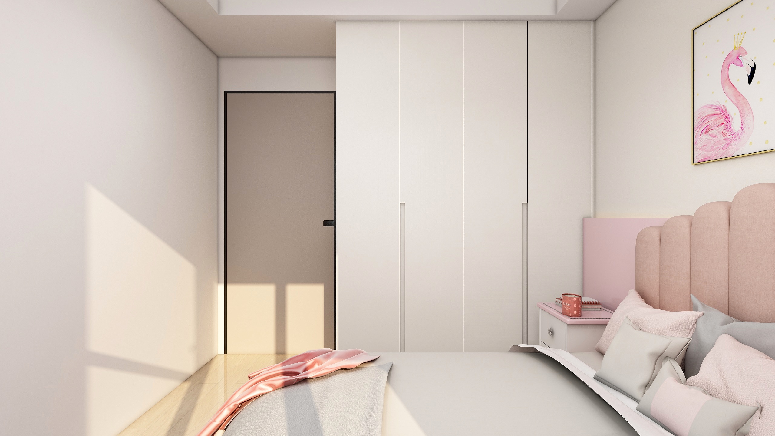 米岚岚春天-9.18平米女孩儿童房-装修设计方案