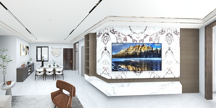 匠心整装-富源县湖滨御府G1户型-装修设计方案